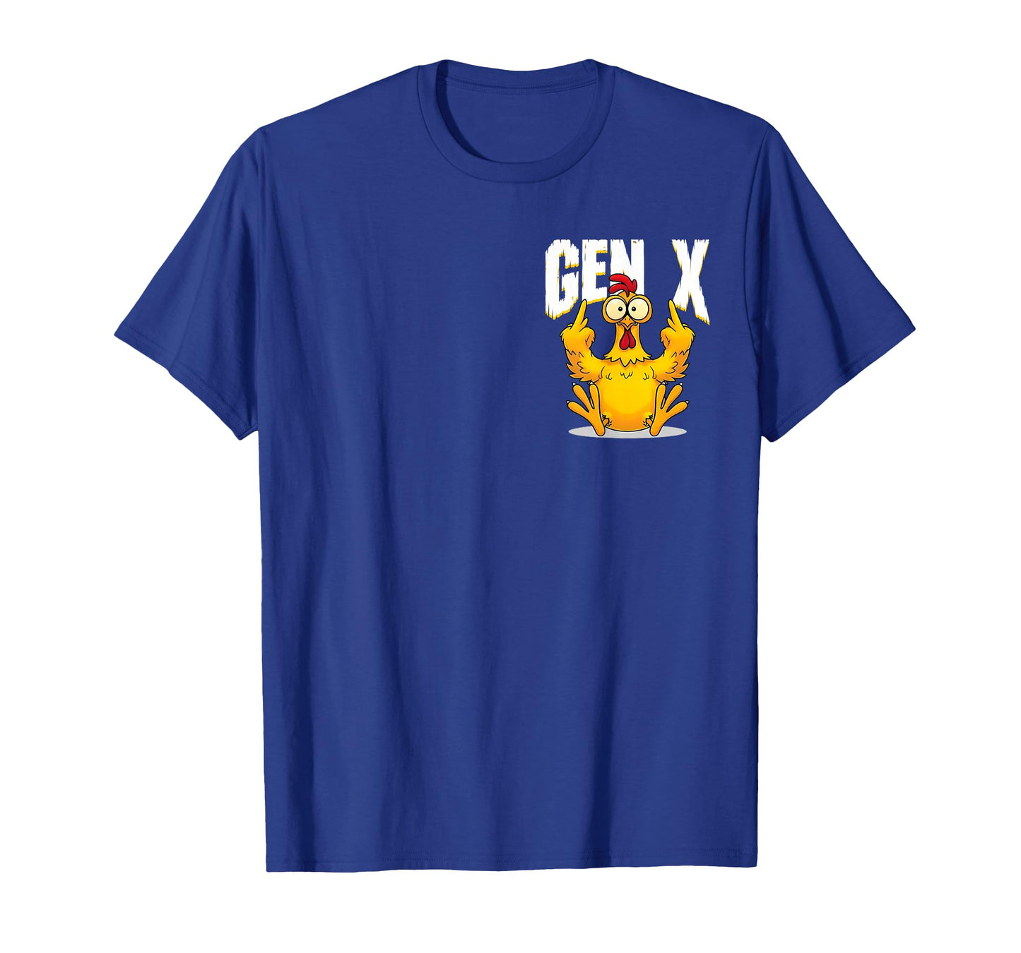Dont Like Me F-Caw-F Funny Angry Chicken Men Women 2 Sided T-Shirt