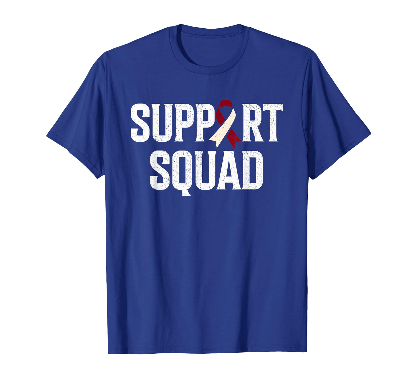 Support Squad Throat Oral Head & Neck Cancer Awareness T-Shirt