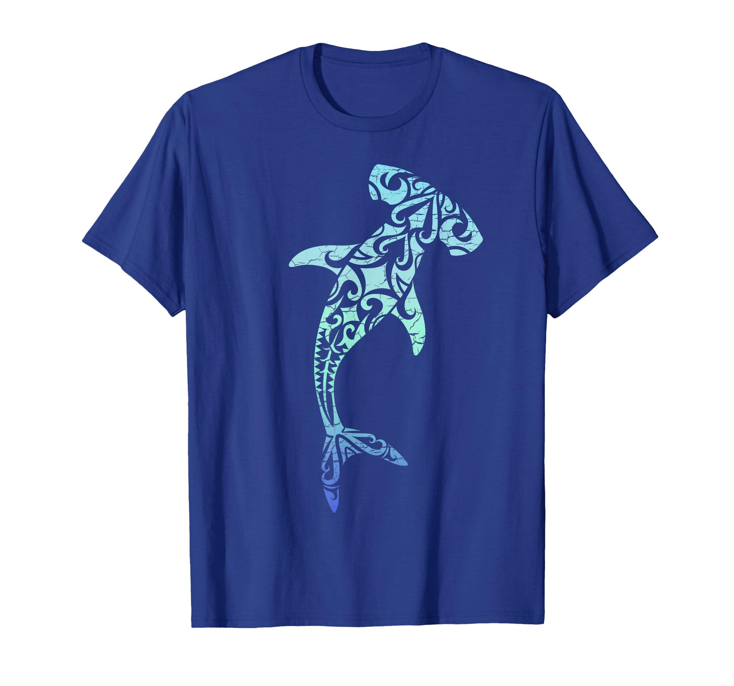Hawaii Polynesian Tribal Hammerhead Shark Tee Aloha State T-Shirt