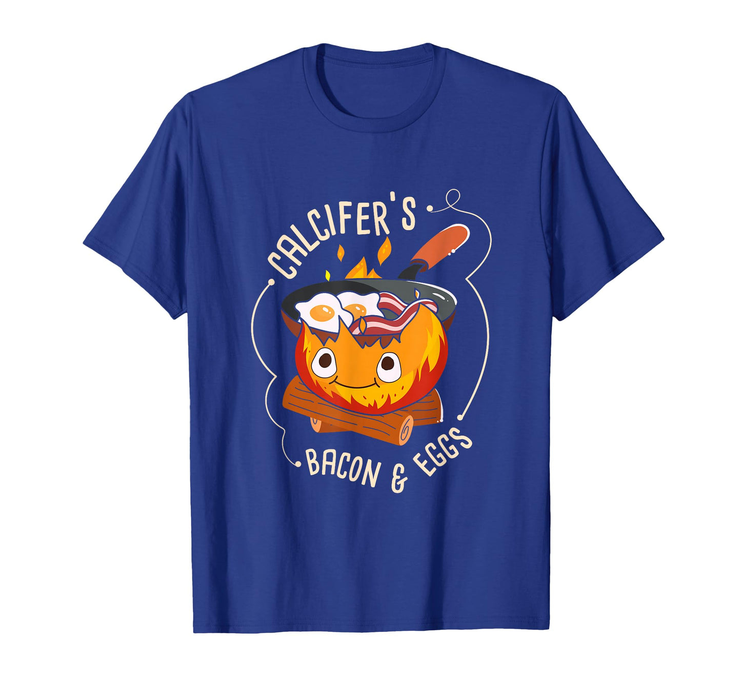 Calcifers Bacon And Egg I Camping Cooking I Bacon T-Shirt