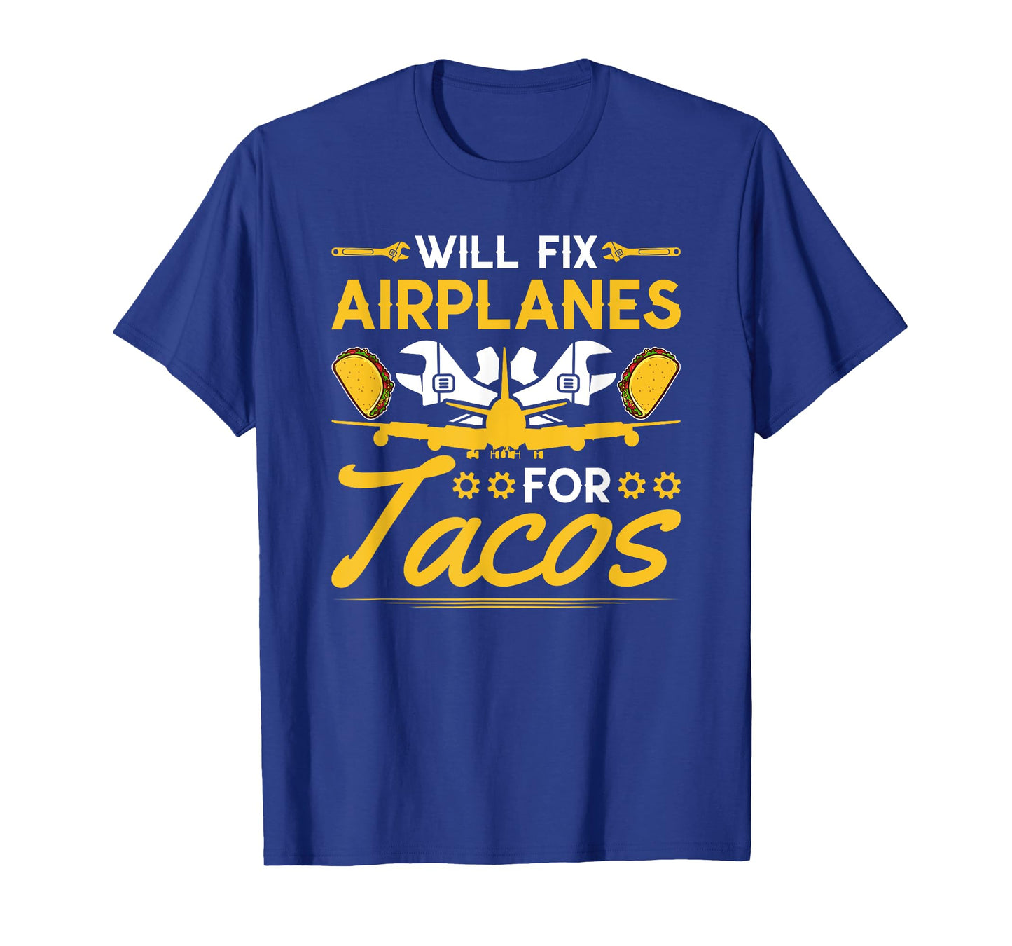 Aircraft Mechanic Taco Lover Airplane Maintenance T-Shirt