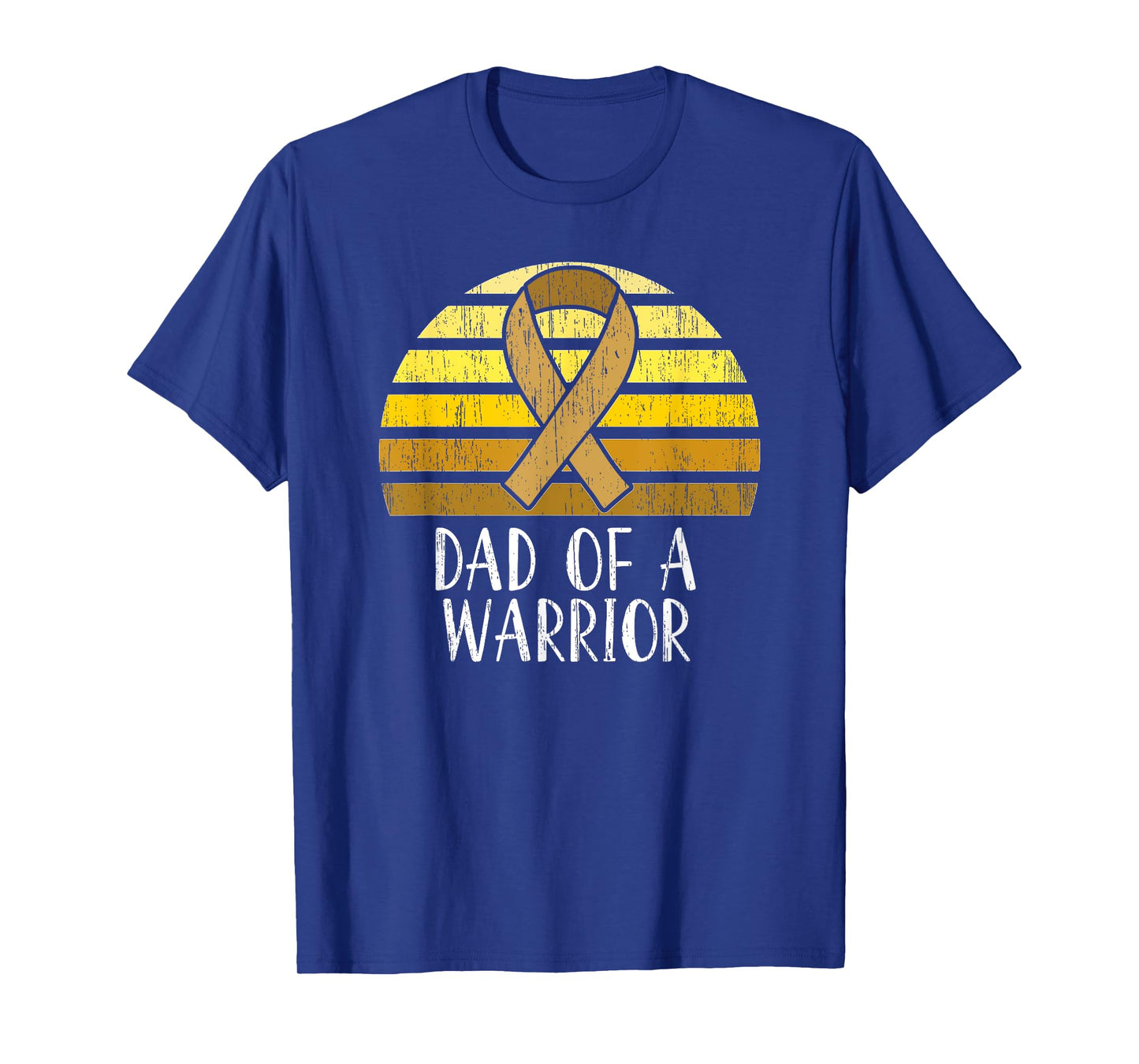 Dad Of A Warrior Childhood Cancer Awareness T-Shirt