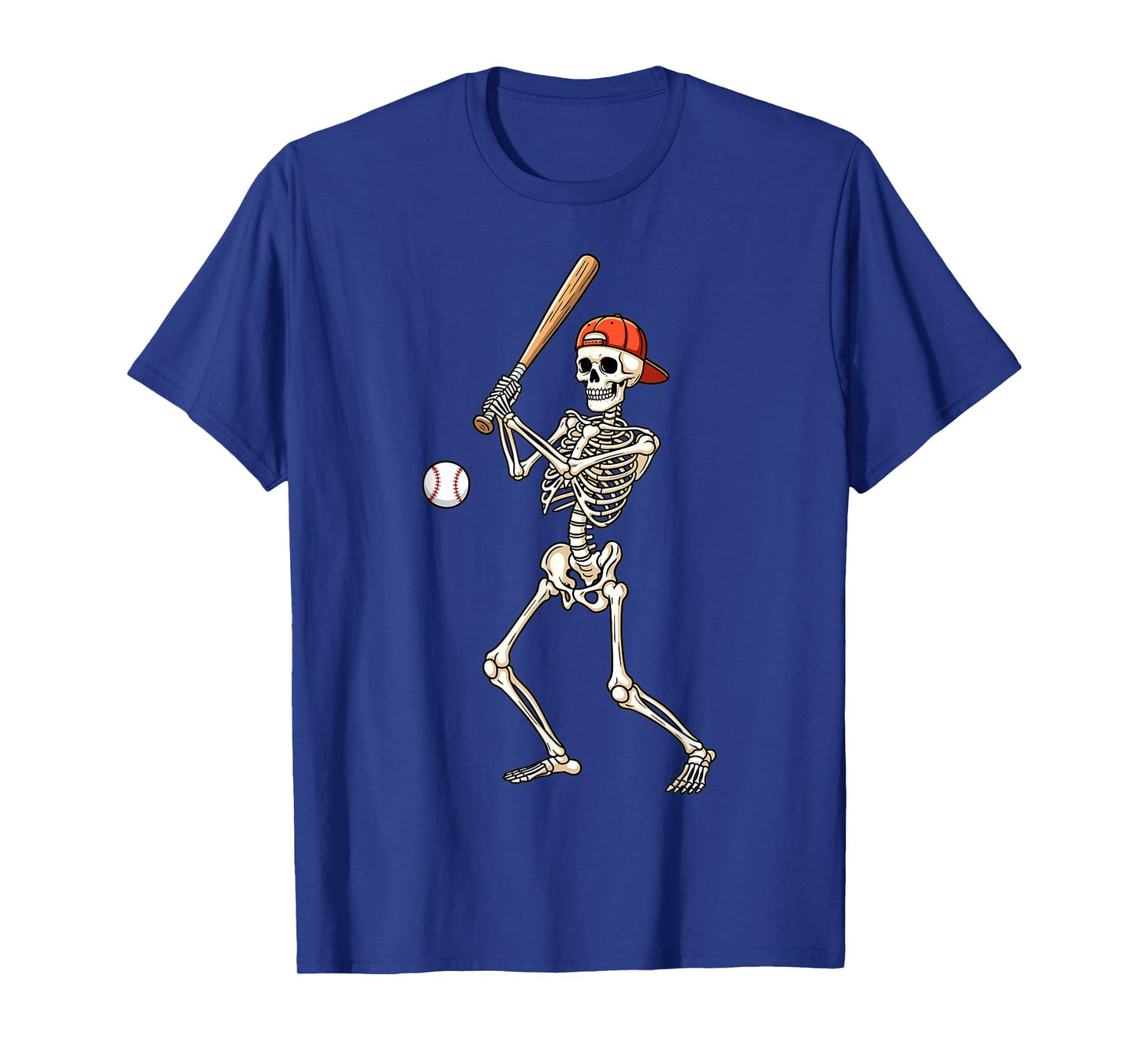 Baseball Skeleton Funny Halloween Spooky Game T-Shirt