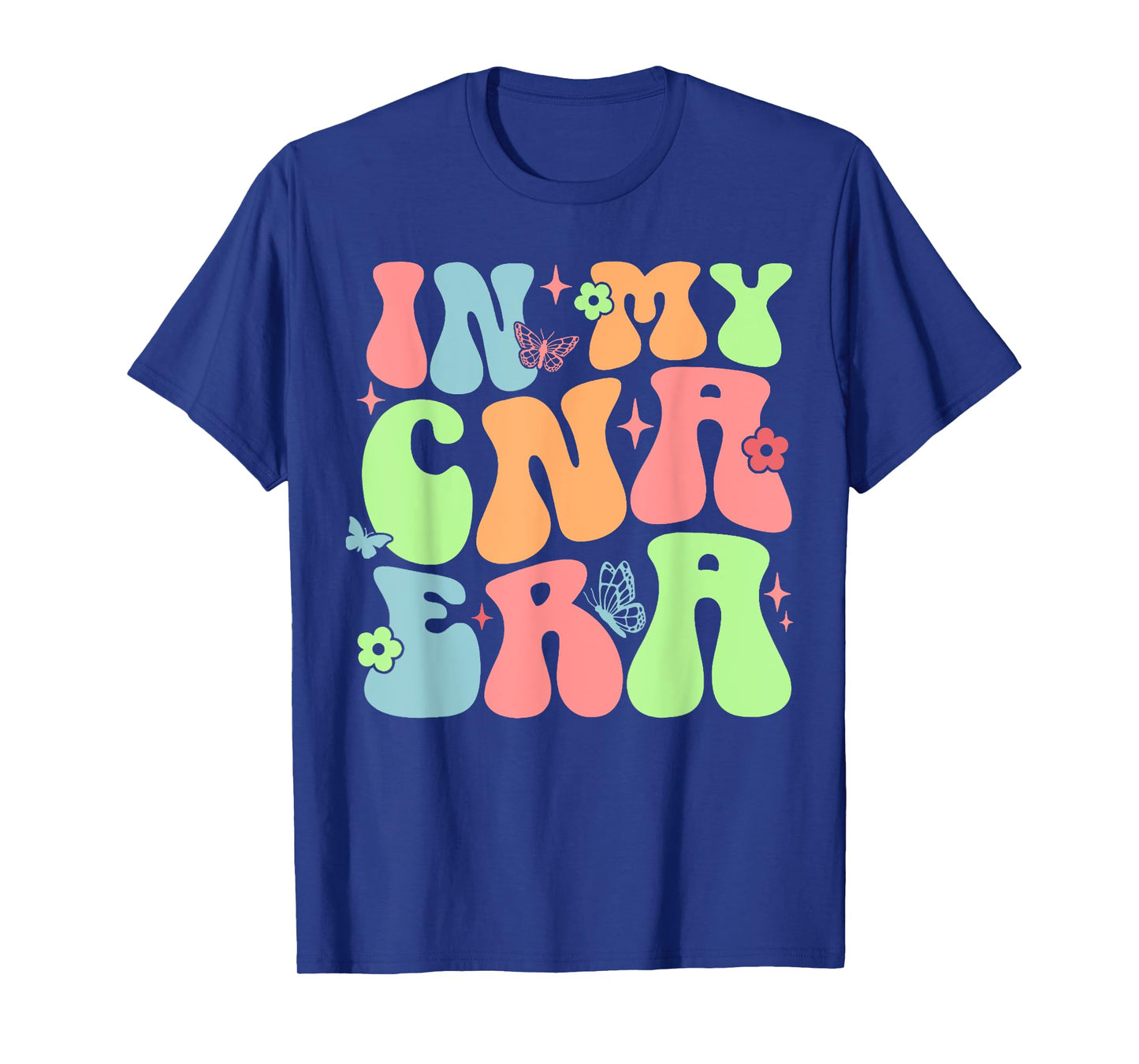 In My CNA Era Funny Groovy CNA Nurse Life T-Shirt