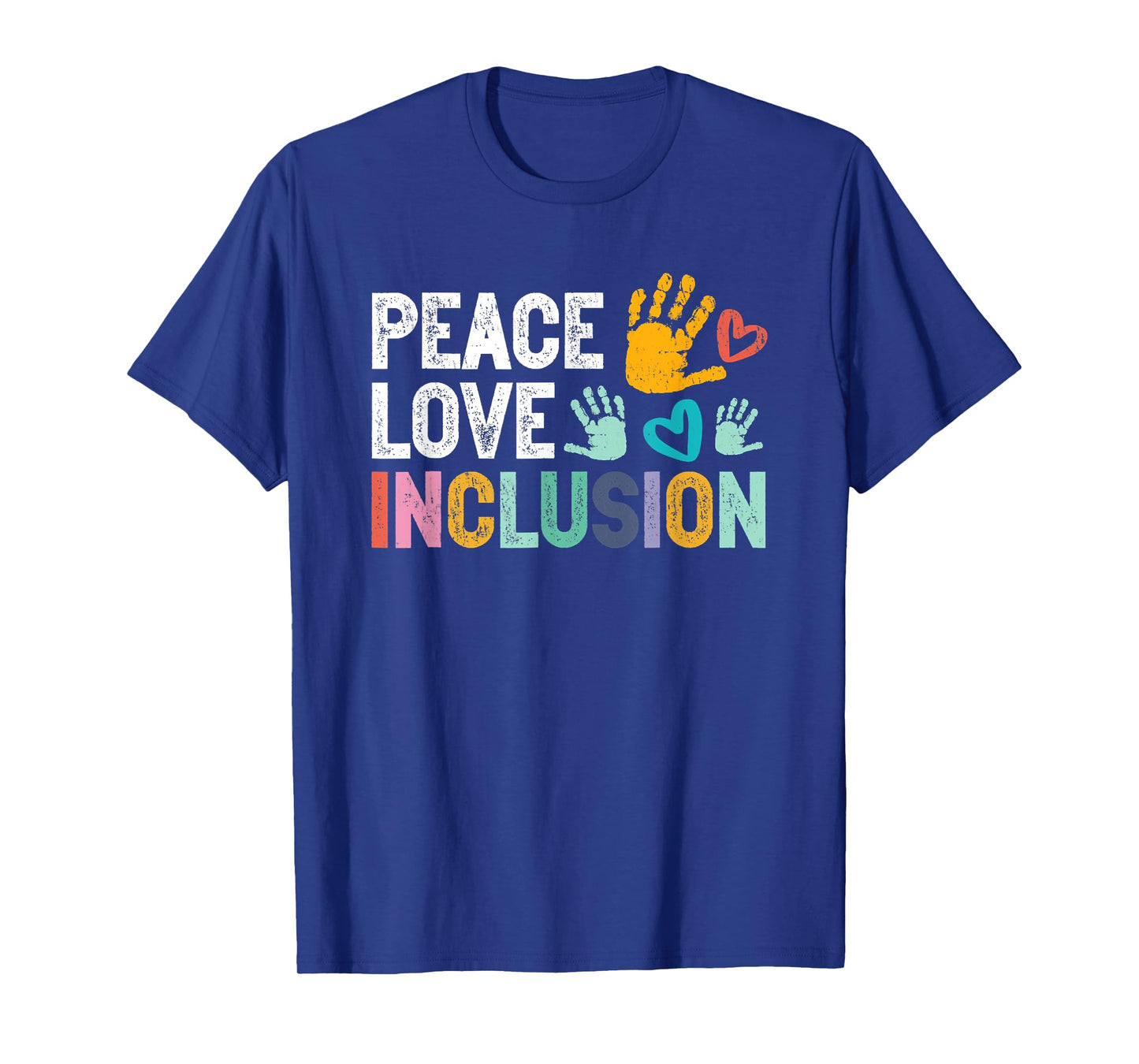Peace love inclusion For A Sped Teacher T-Shirt