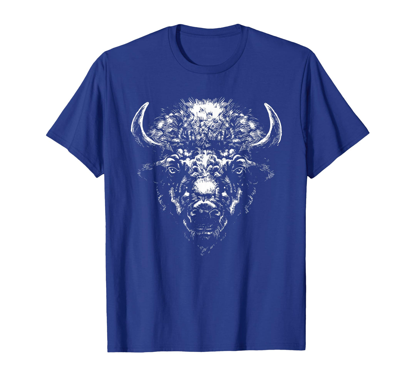 Retro Buffalo Silhouette Bison Wild Animal T-Shirt