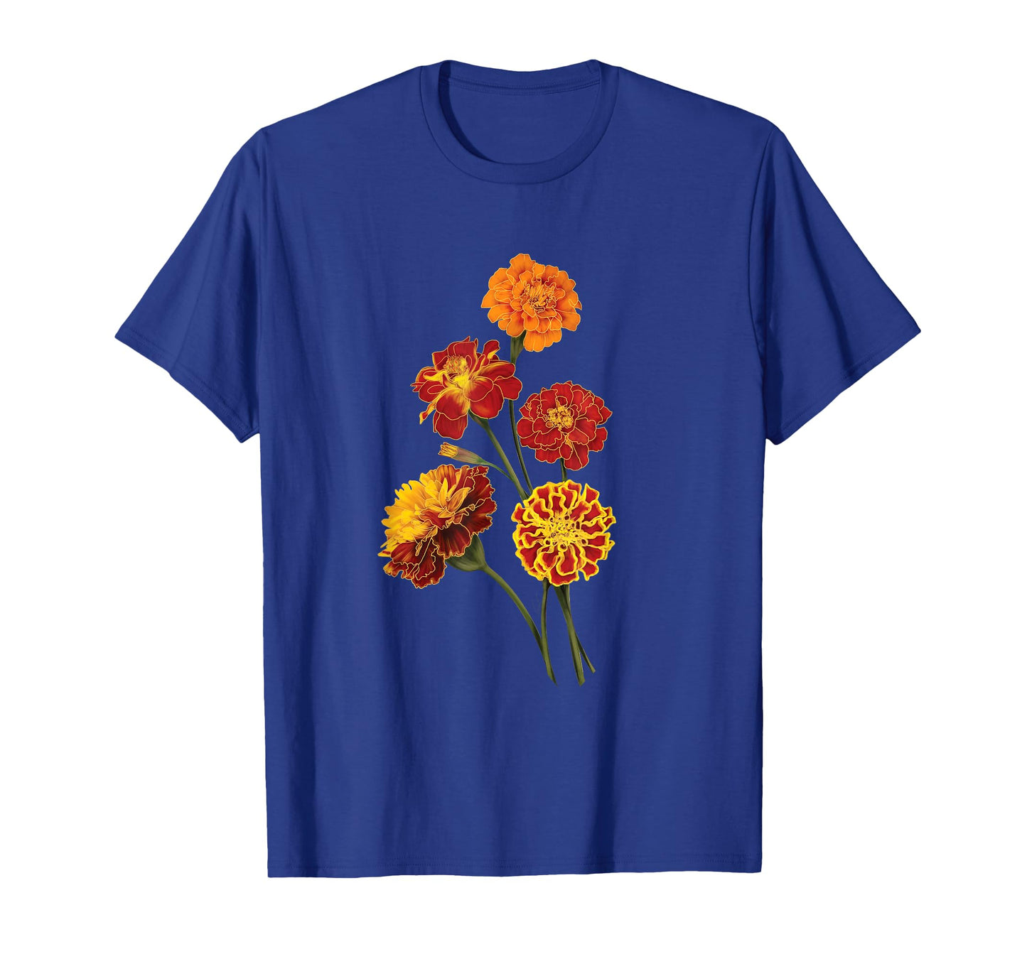 Marigold Flowers, Floral Design T-shirt T-Shirt