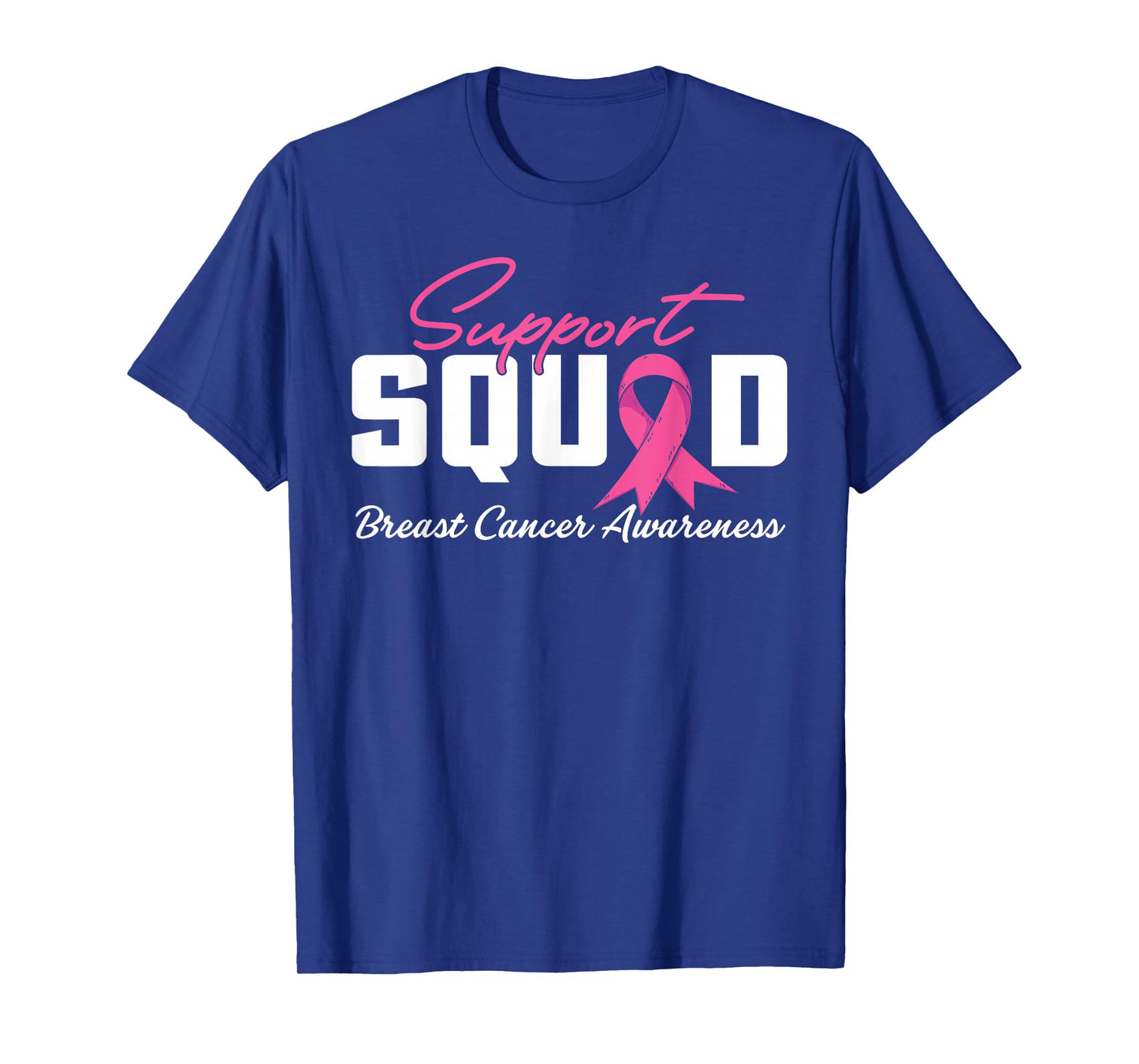 Support Squad Breast Cancer Awareness Month Men Women Kids T-Shirt
