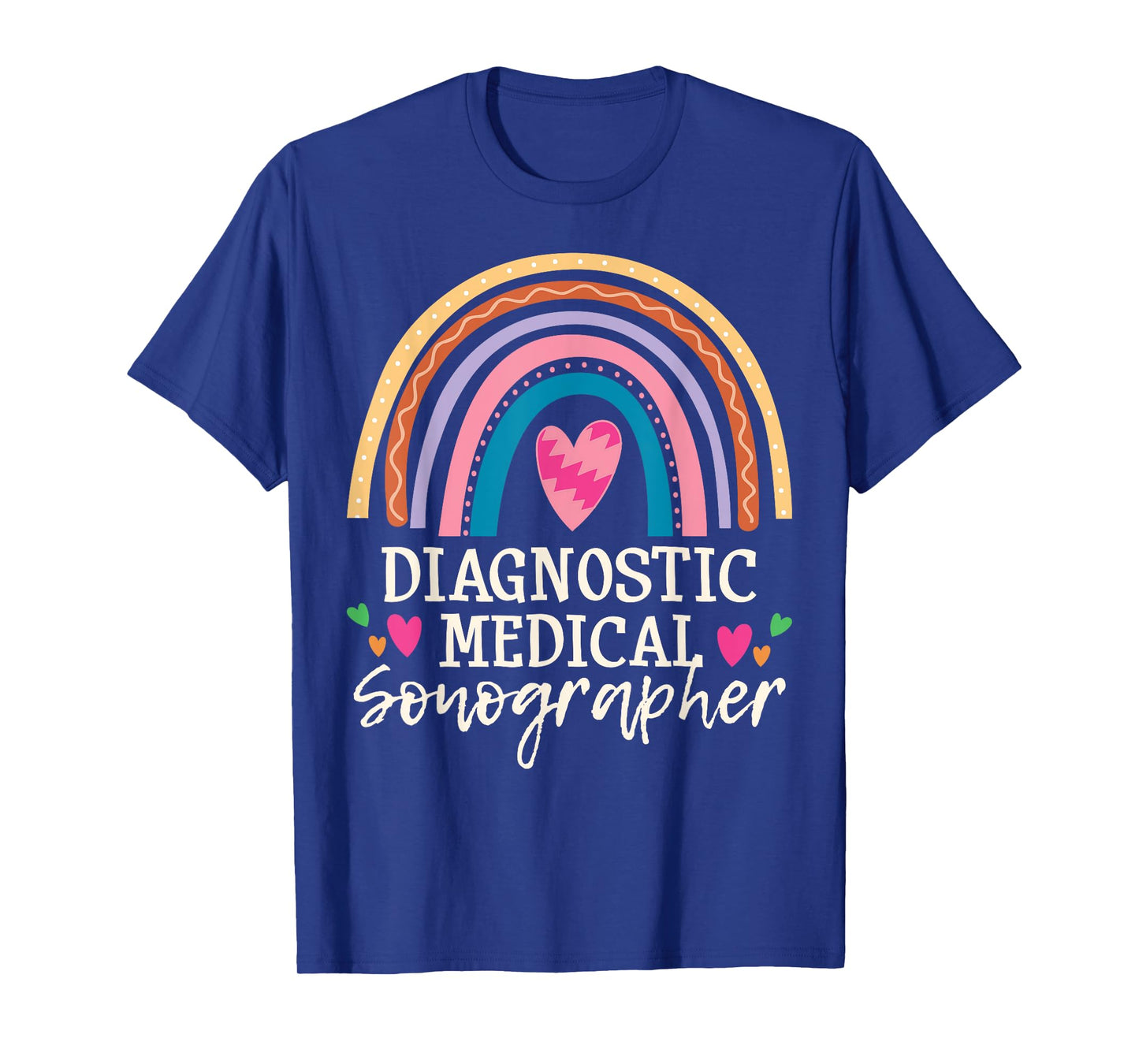 Medical Sonographer Rainbow Sonography Technician T-Shirt