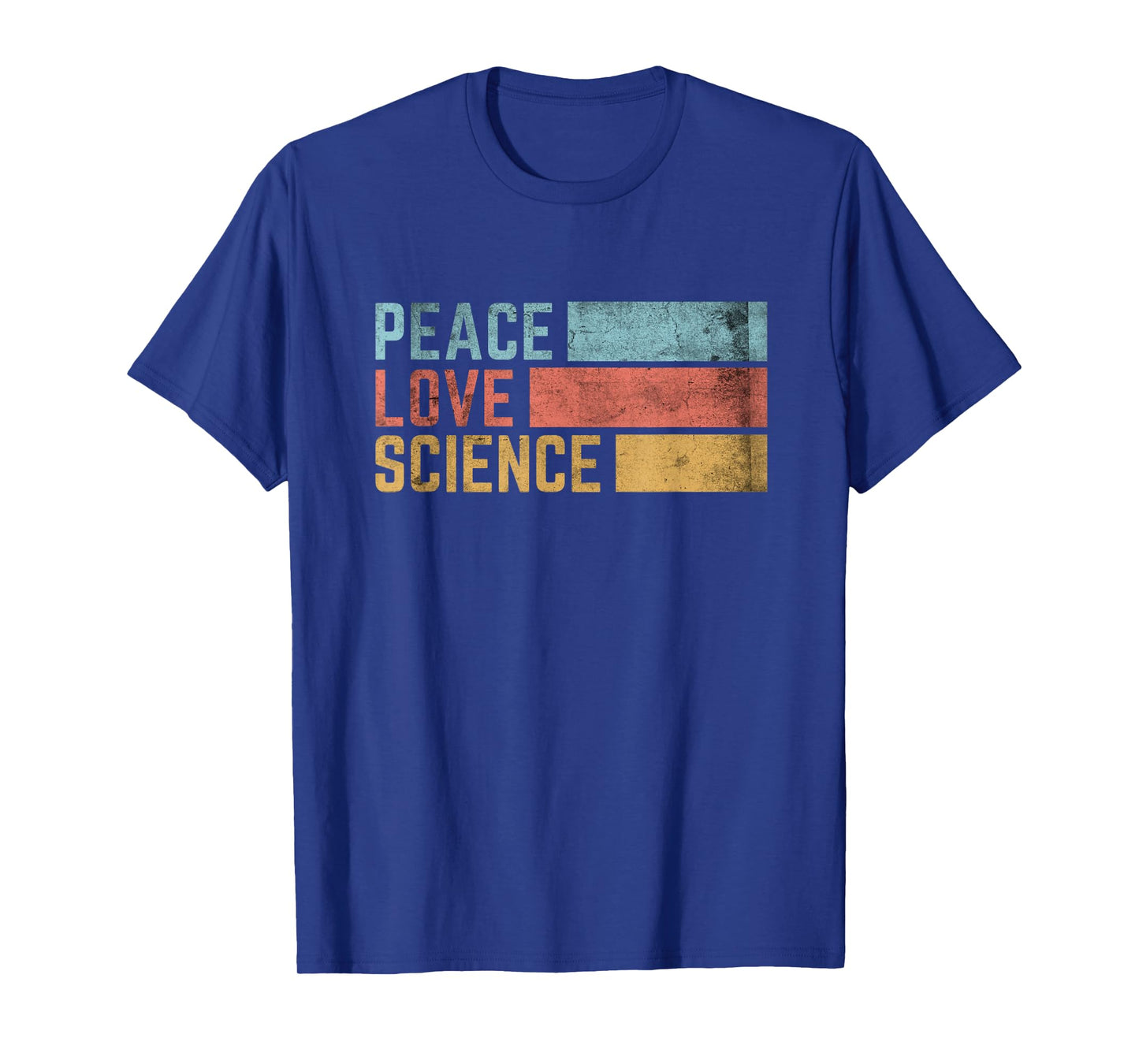 Peace Love Science Retro Vintage Chemistry Teacher Men Women Kids T-Shirt