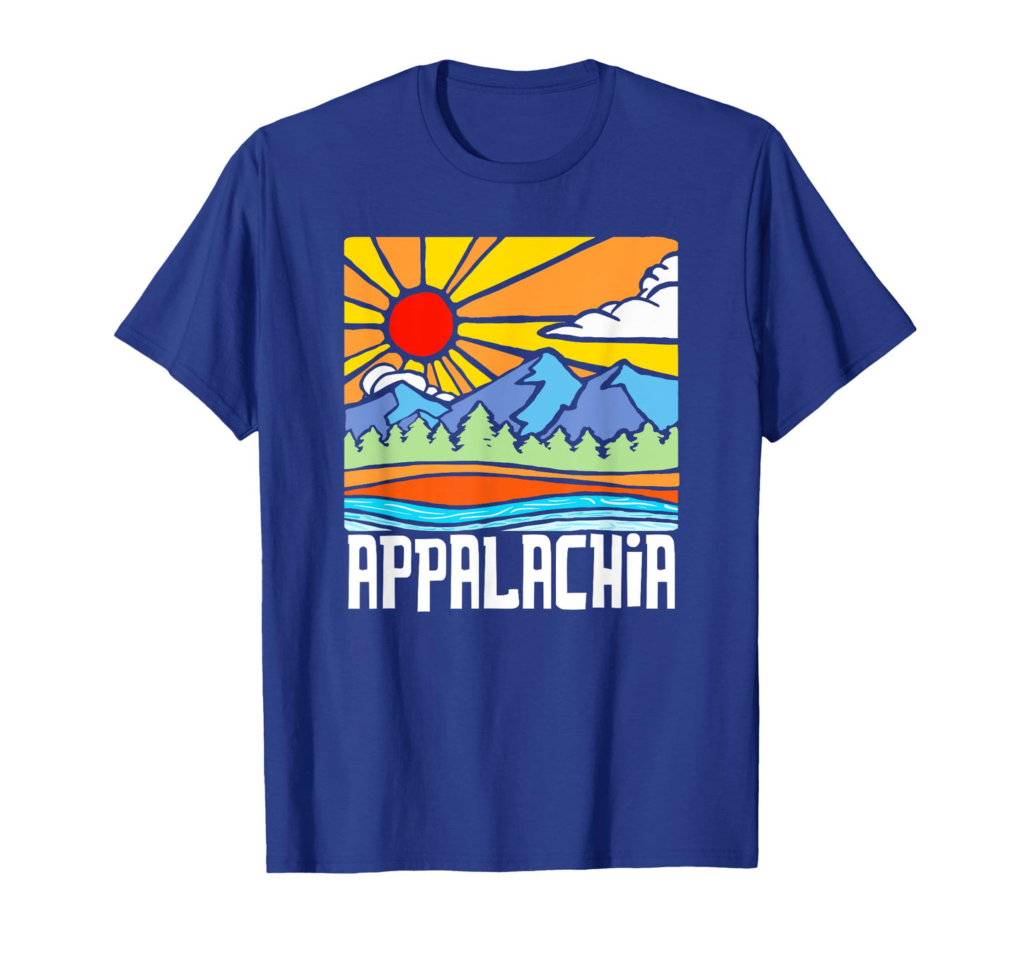 Appalachia Artistic Nature & Mountains Vintage Graphic T-Shirt