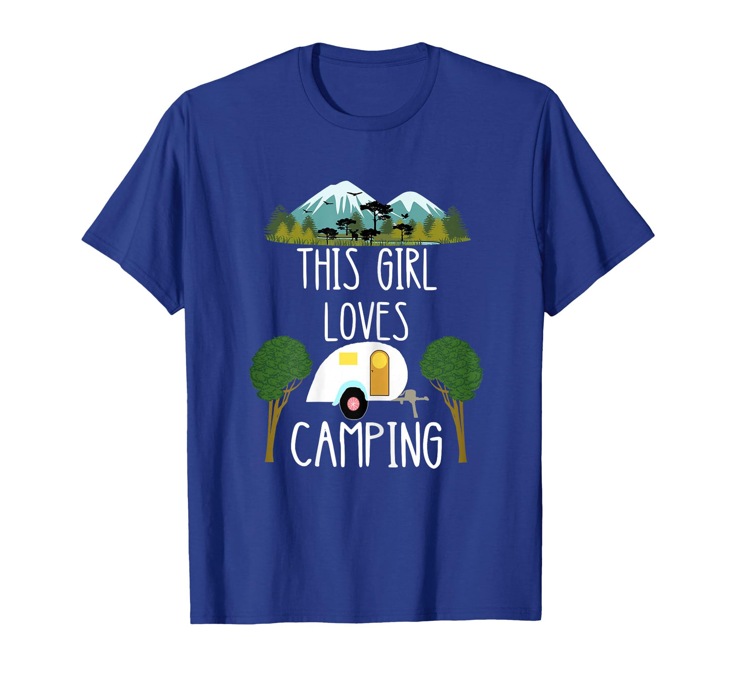 This Girl Loves Camping Caravan Camper Camping T-Shirt