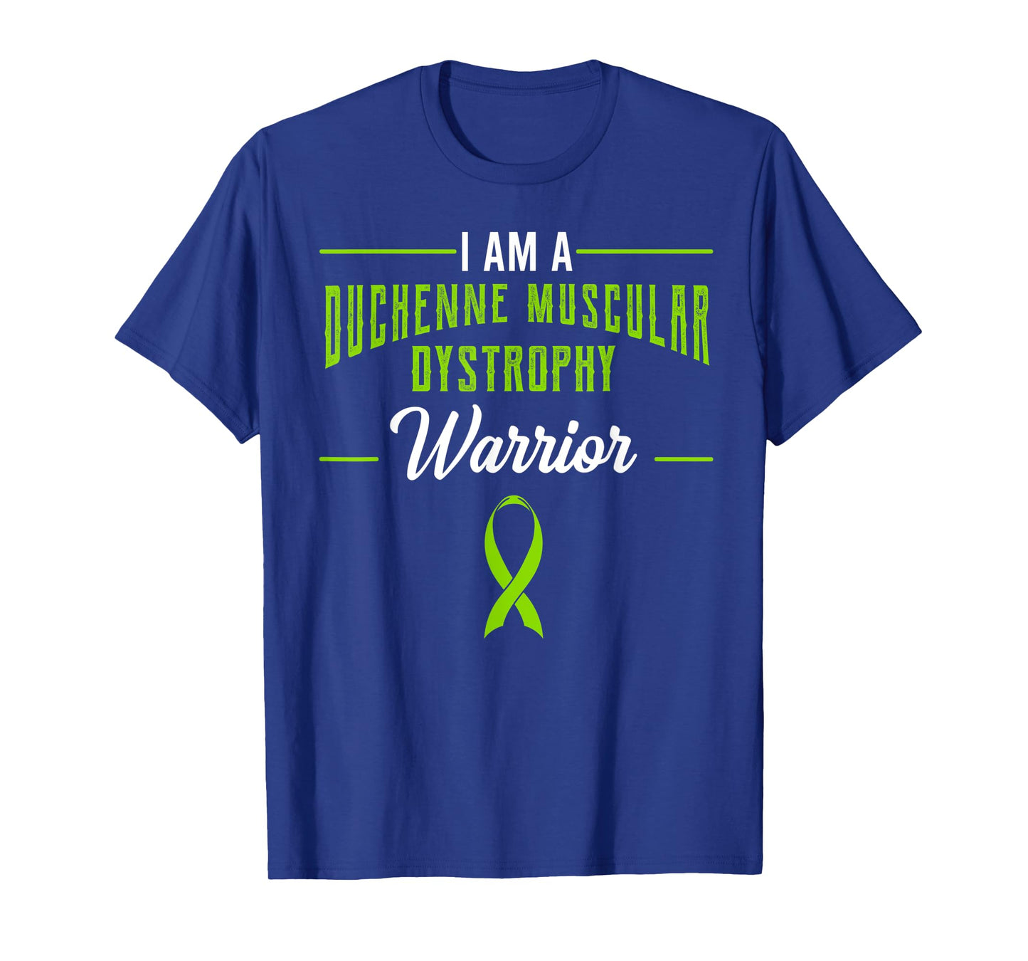 Duchenne Muscular Dystrophy Warrior Awareness Ribbon Patient T-Shirt