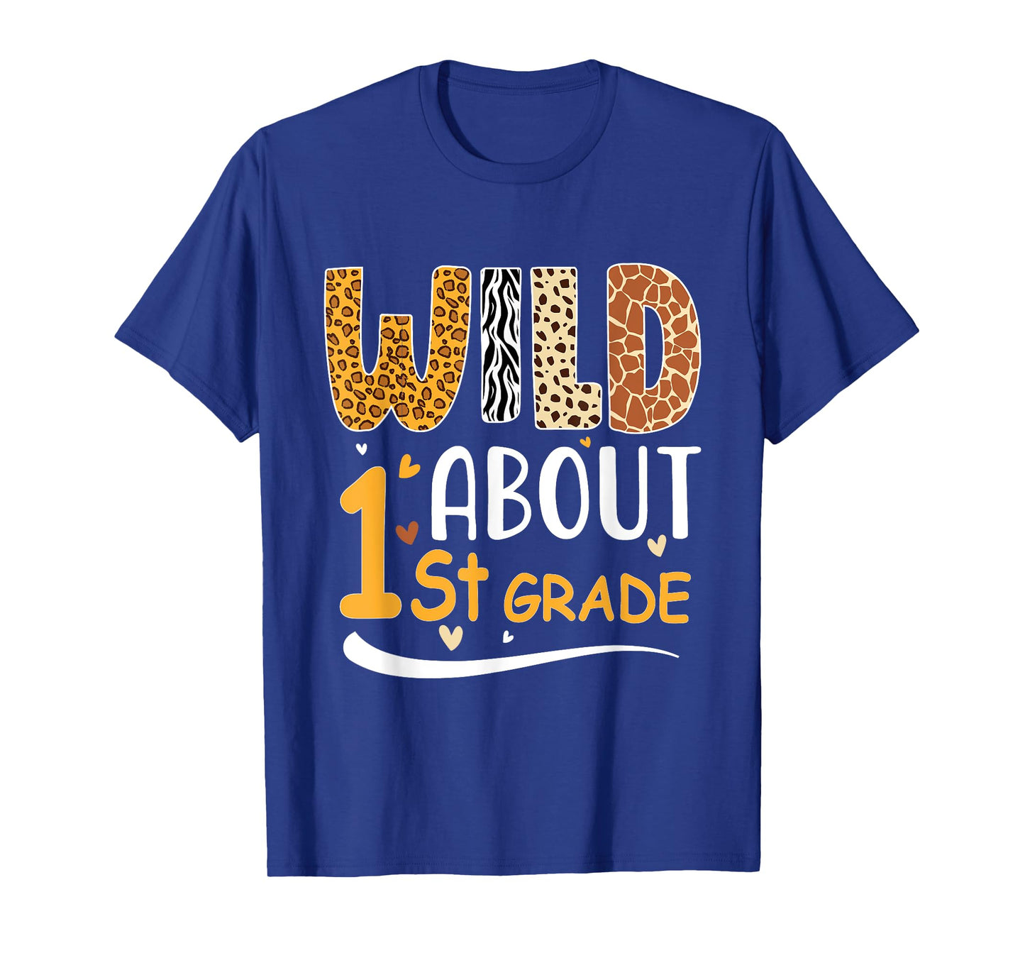Wild about First 1St Grade Back To School Leopard T-Shirt
