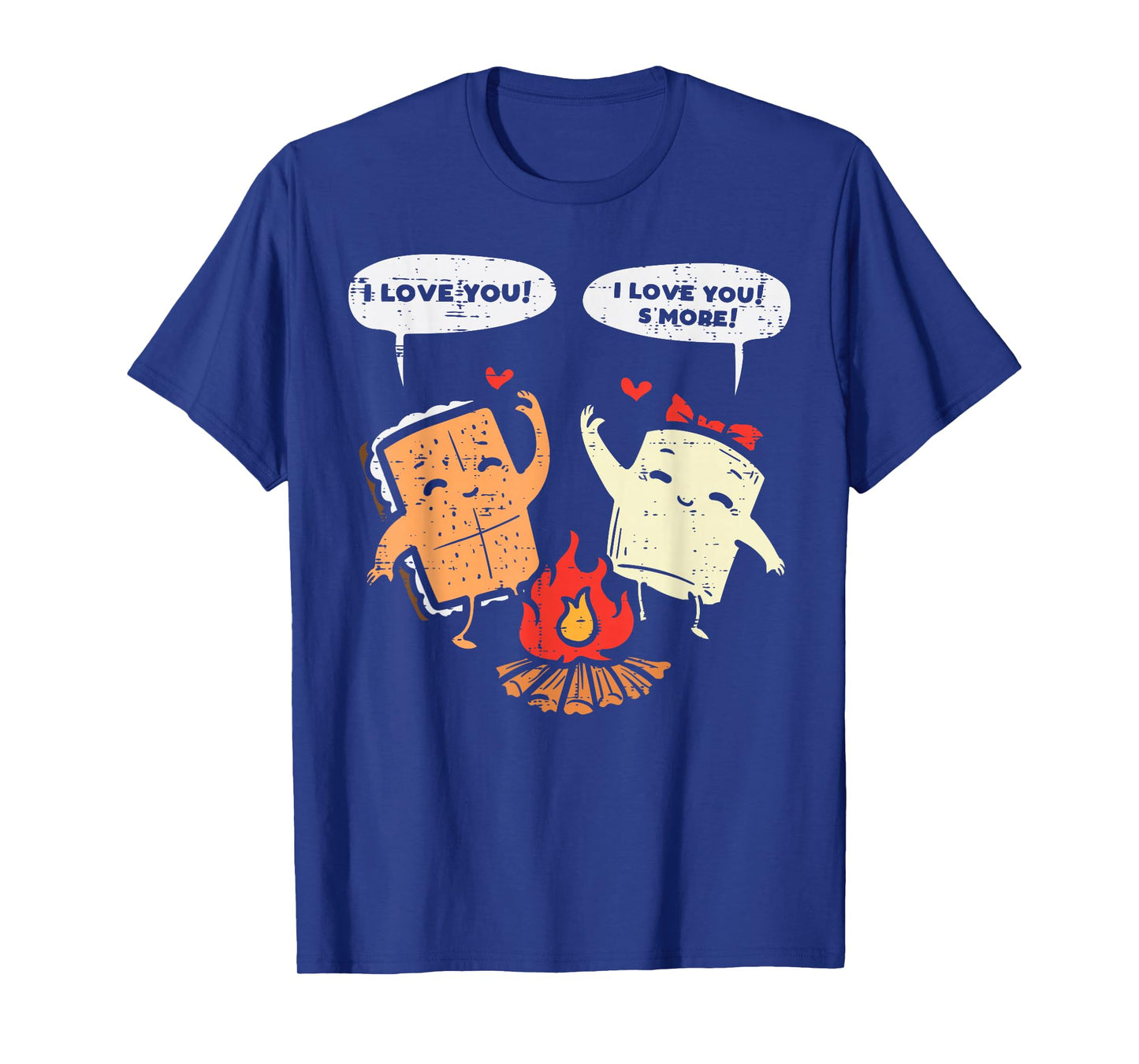 I Love You Smore Funny Camping Couple Camper Men Women Kids T-Shirt