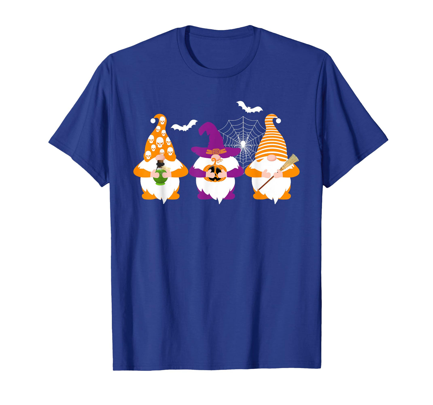 Funny Gnome Halloween Pumpkin Gnomes for Men Women Kids T-Shirt