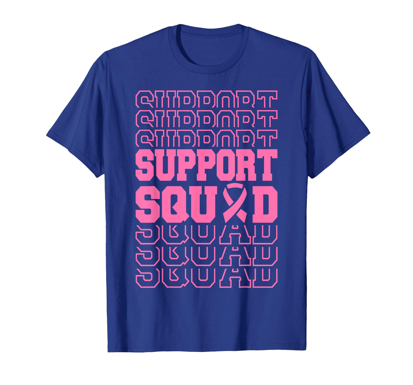 Breast Cancer Warrior Support Squad Breast Cancer Awareness T-Shirt