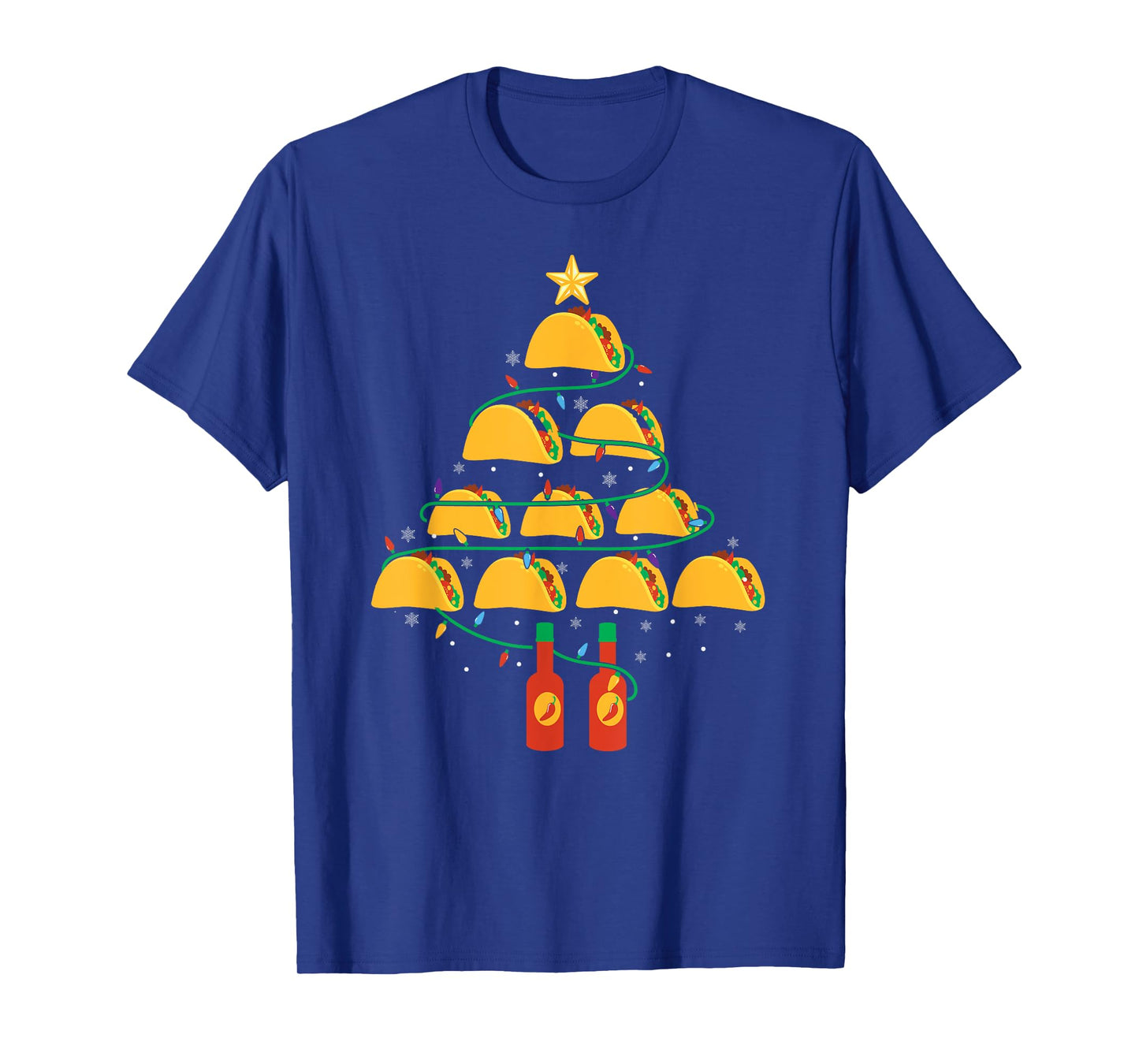MY TACOS CHRISTMAS TREE Pajama Shirt Xmas Funny T-Shirt