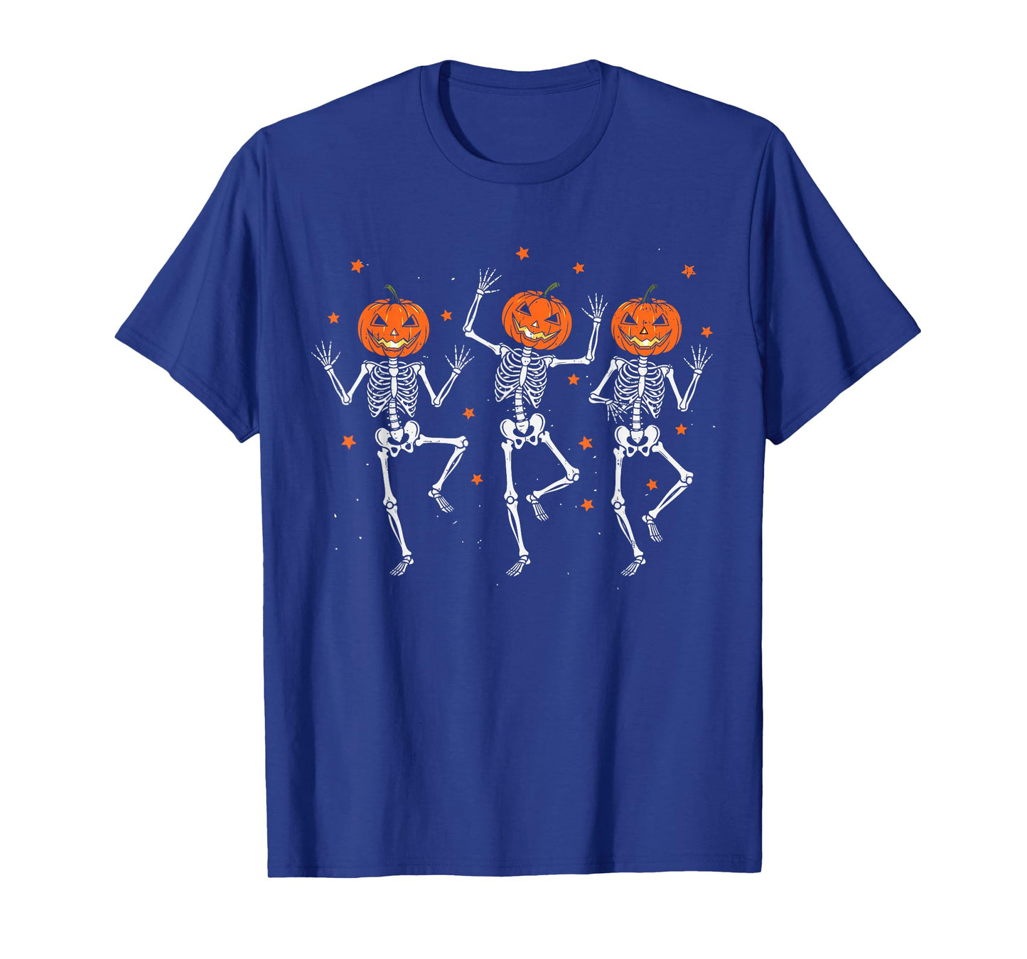 Skeleton Pumpkin Spooky Dancing Halloween Dance Costume T-Shirt