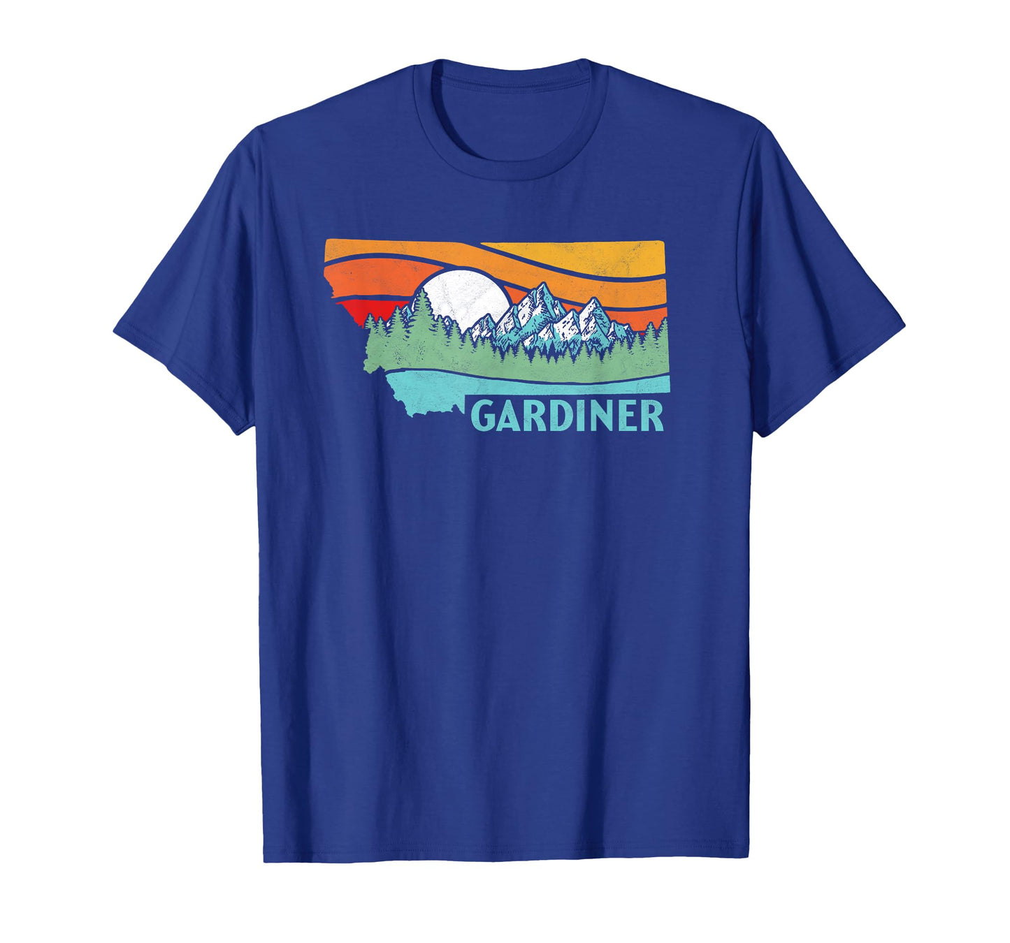 Gardiner Montana Outdoors Retro Mountains & Nature T-Shirt T-Shirt