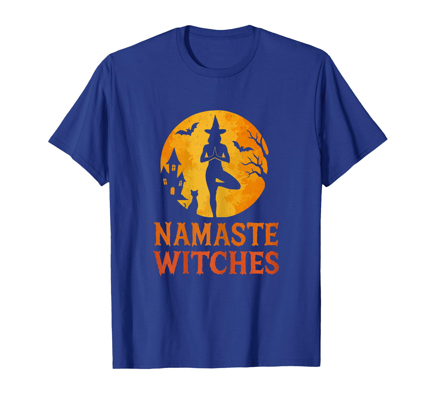 Namaste Witches Halloween Yoga Lover Zen Workout Witchy T-Shirt