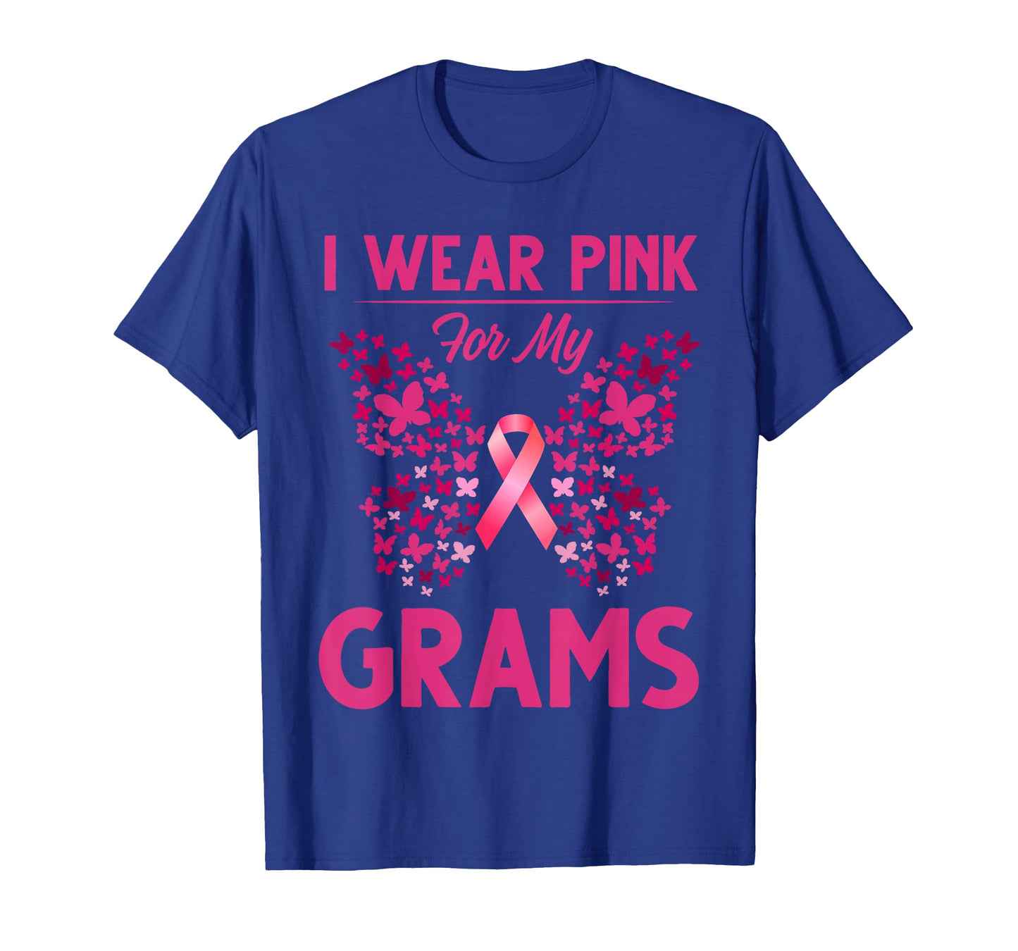 Breast Cancer Awareness I Wear Pink For My Grams T-Shirt