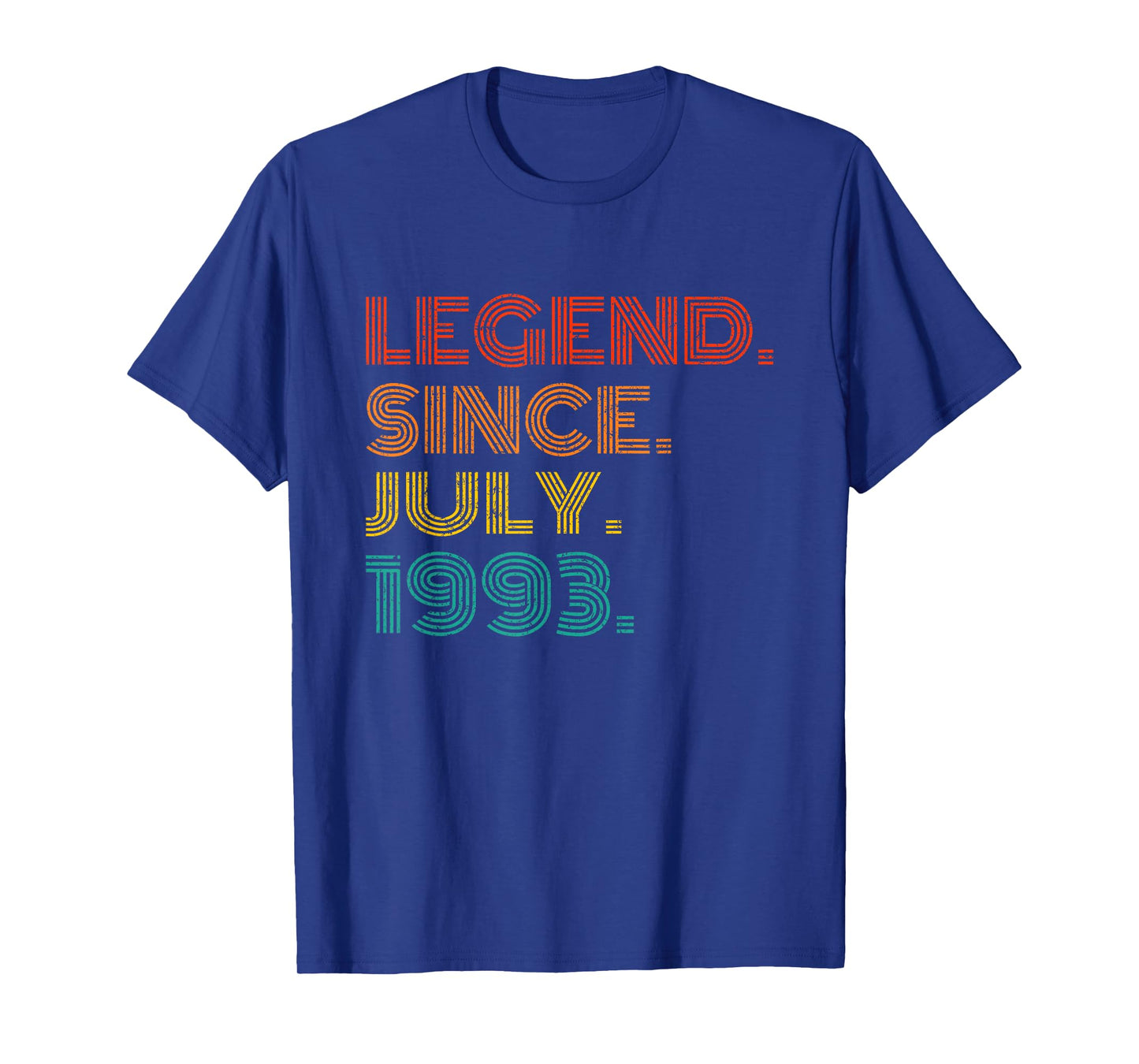 Legend Since July 1993 Birth Of Birthday Idea 1993 Vintage T-Shirt