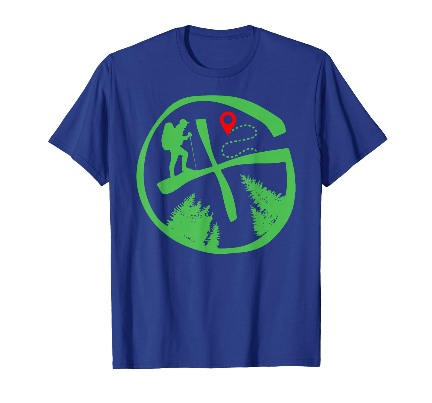Geocaching Geocache Hiking Outdoor Tee T-Shirt - Unisex-Adults, Unisex-Kids - Black - Short Sleeve - Small - Classic Fit - Cotton, Polyester Blend