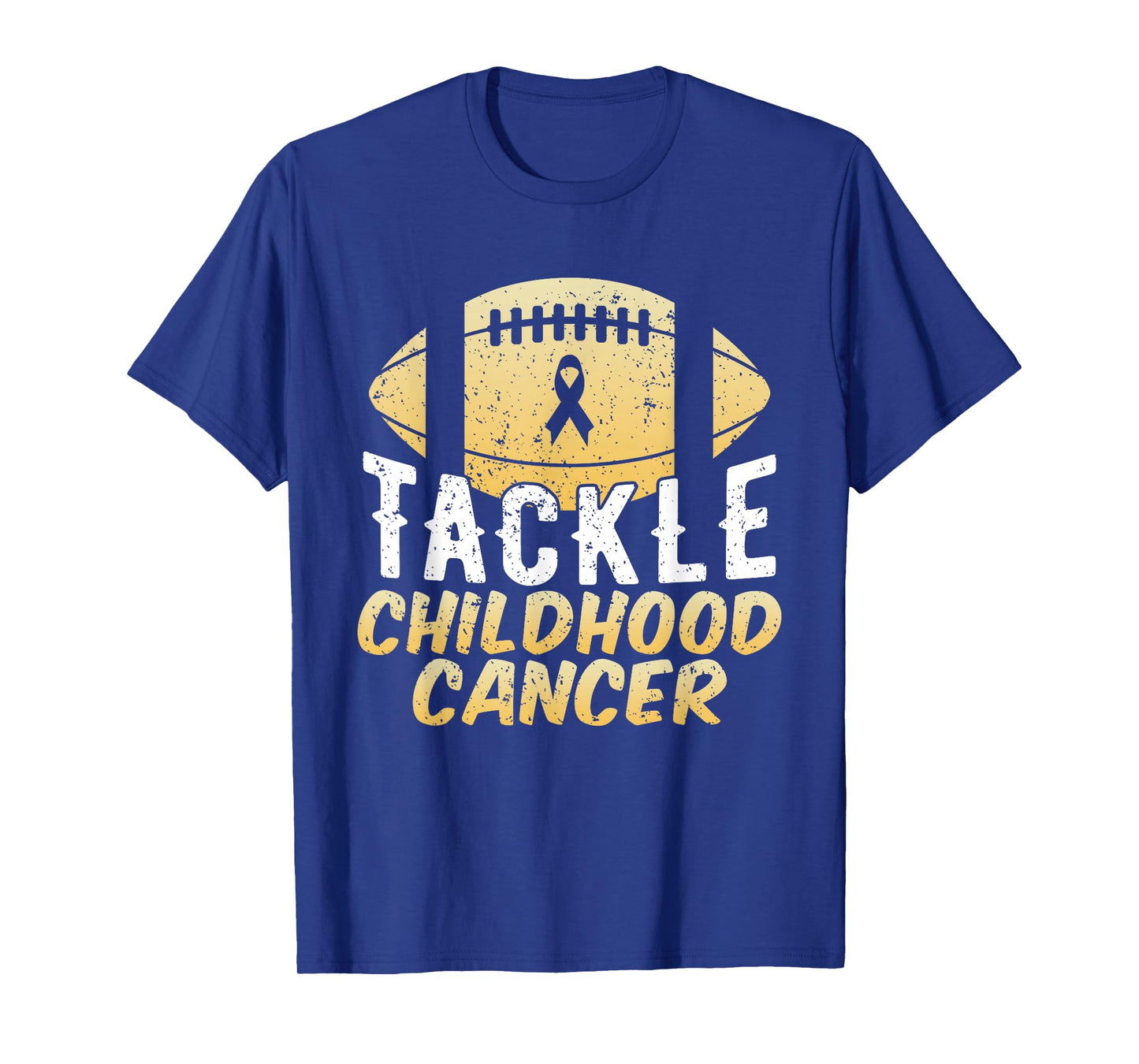 Childhood Cancer Awareness Tackle Childhood Cancer Football T-Shirt