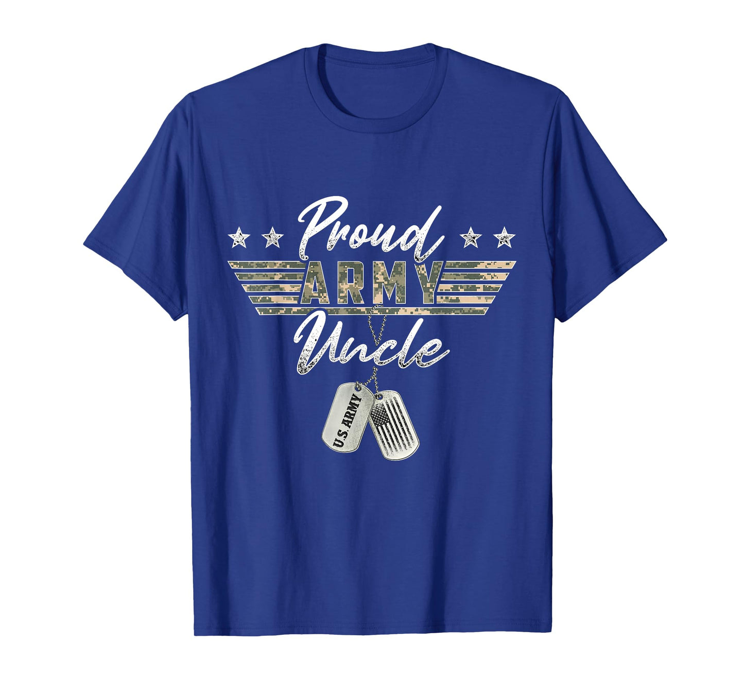 Proud Army Uncle American Veteran Military T-Shirt