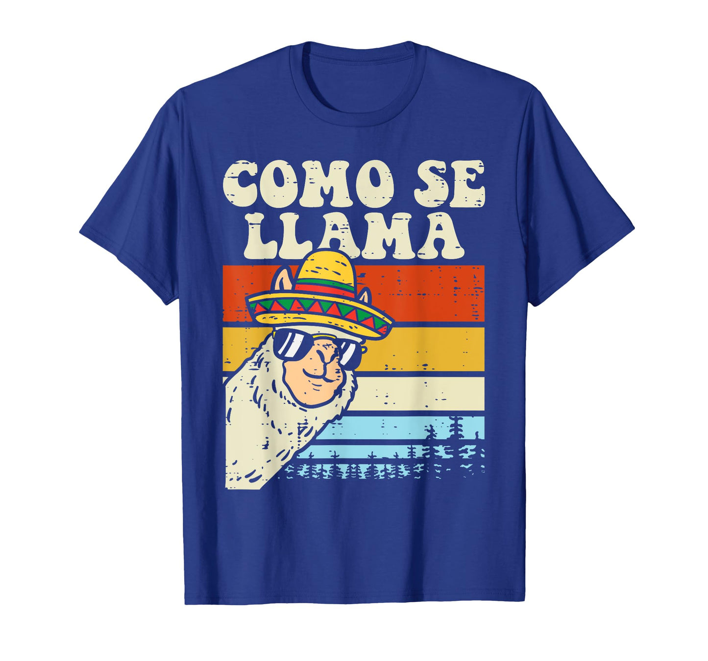 Como Se Llama Funny Cinco De Mayo Mexican Alpaca Animal T-Shirt