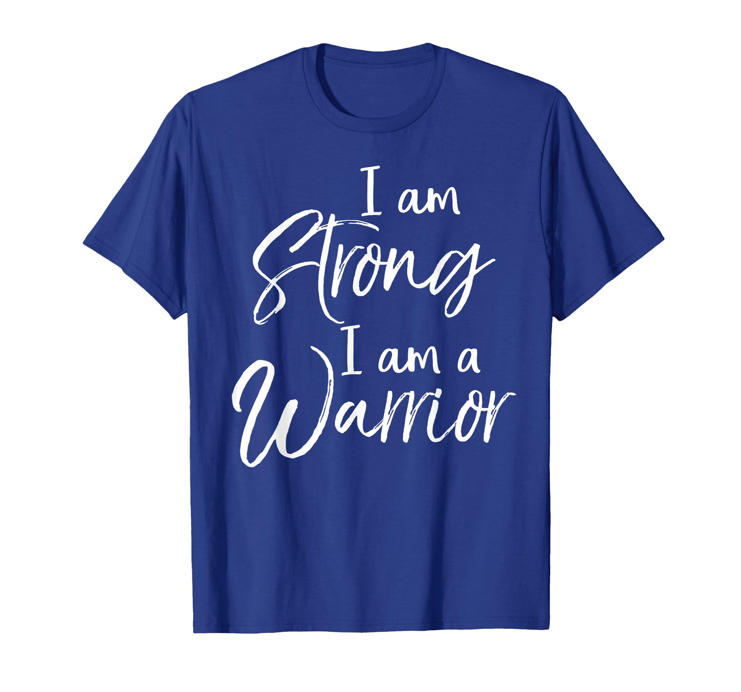 Cancer Treatment Gift Survivor I Am Strong I Am a Warrior T-Shirt