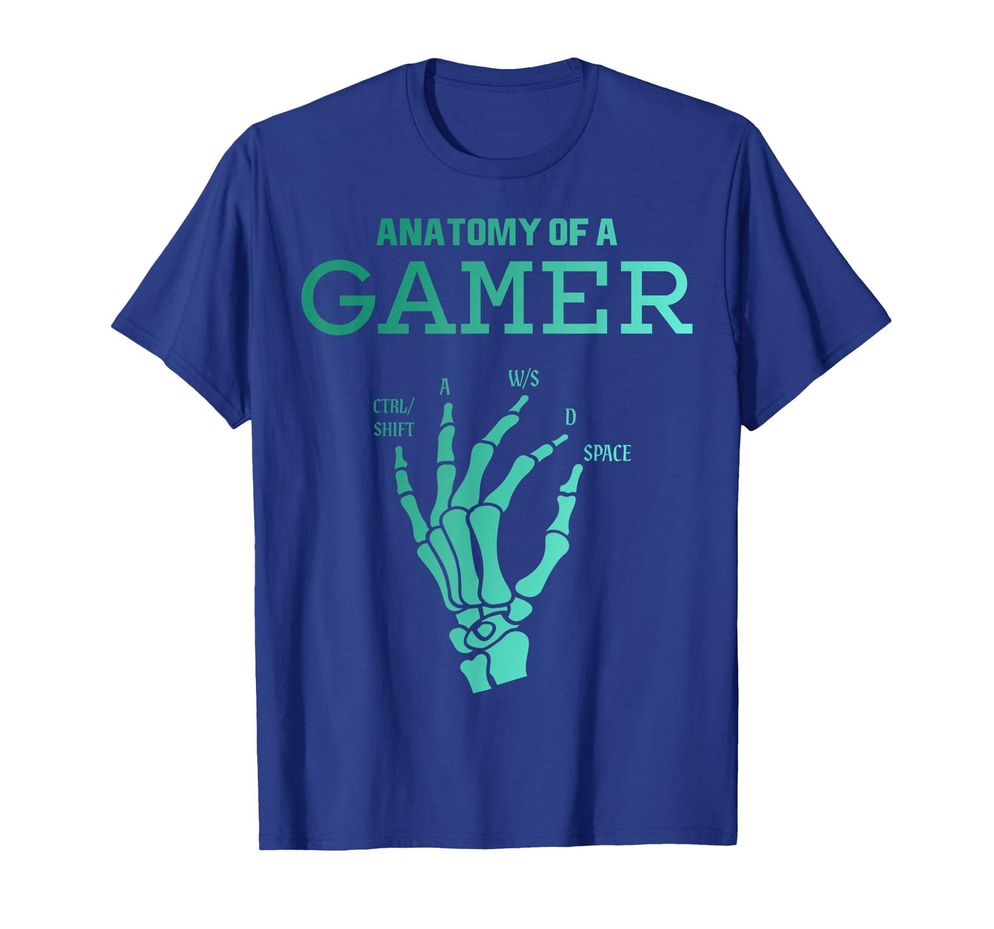 Anatomy of a Gamer Graphic for Gamers and Streamers T-Shirt