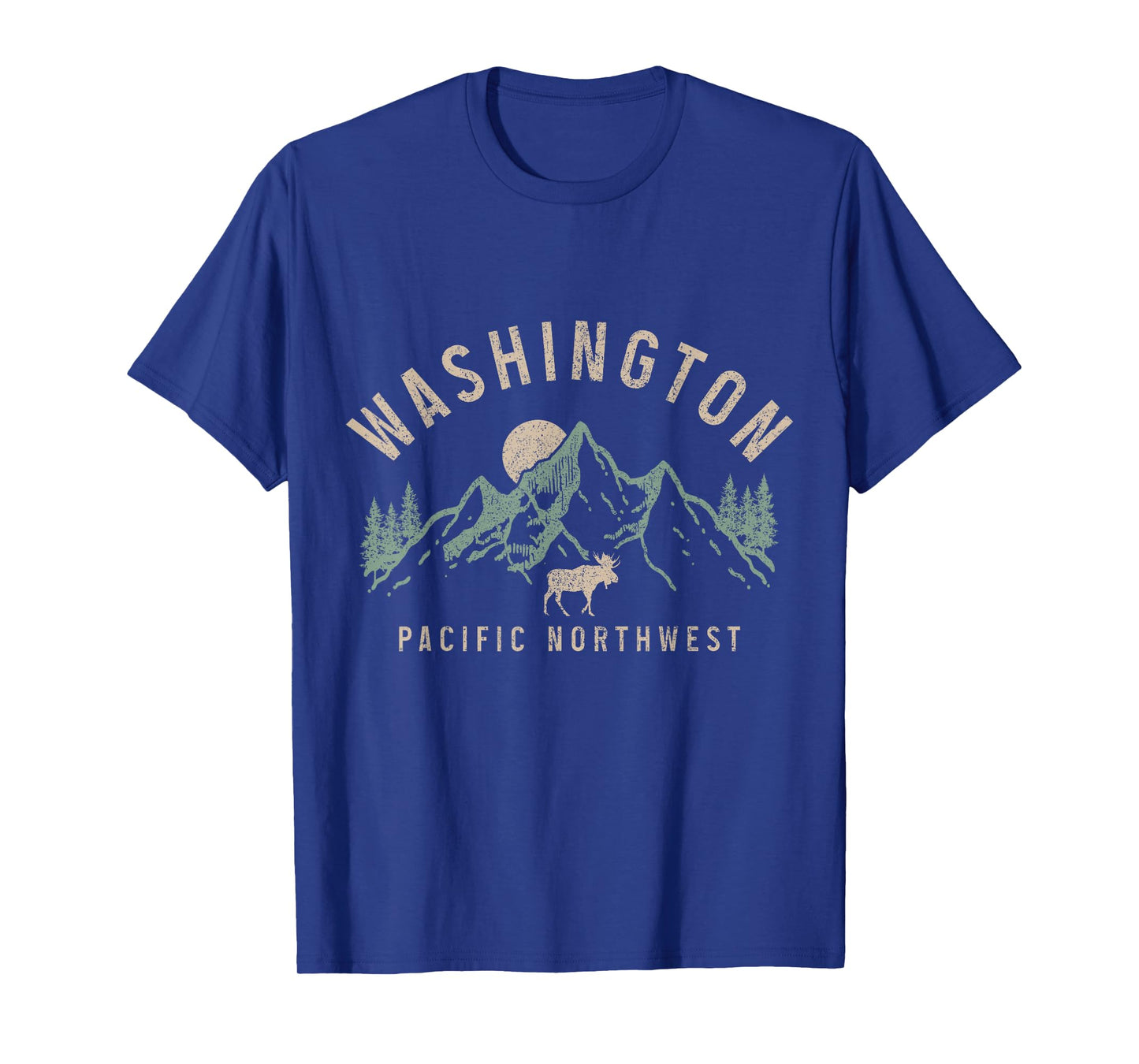 Washington PNW Moose Pacific Northwest Souvenir Pride T-Shirt
