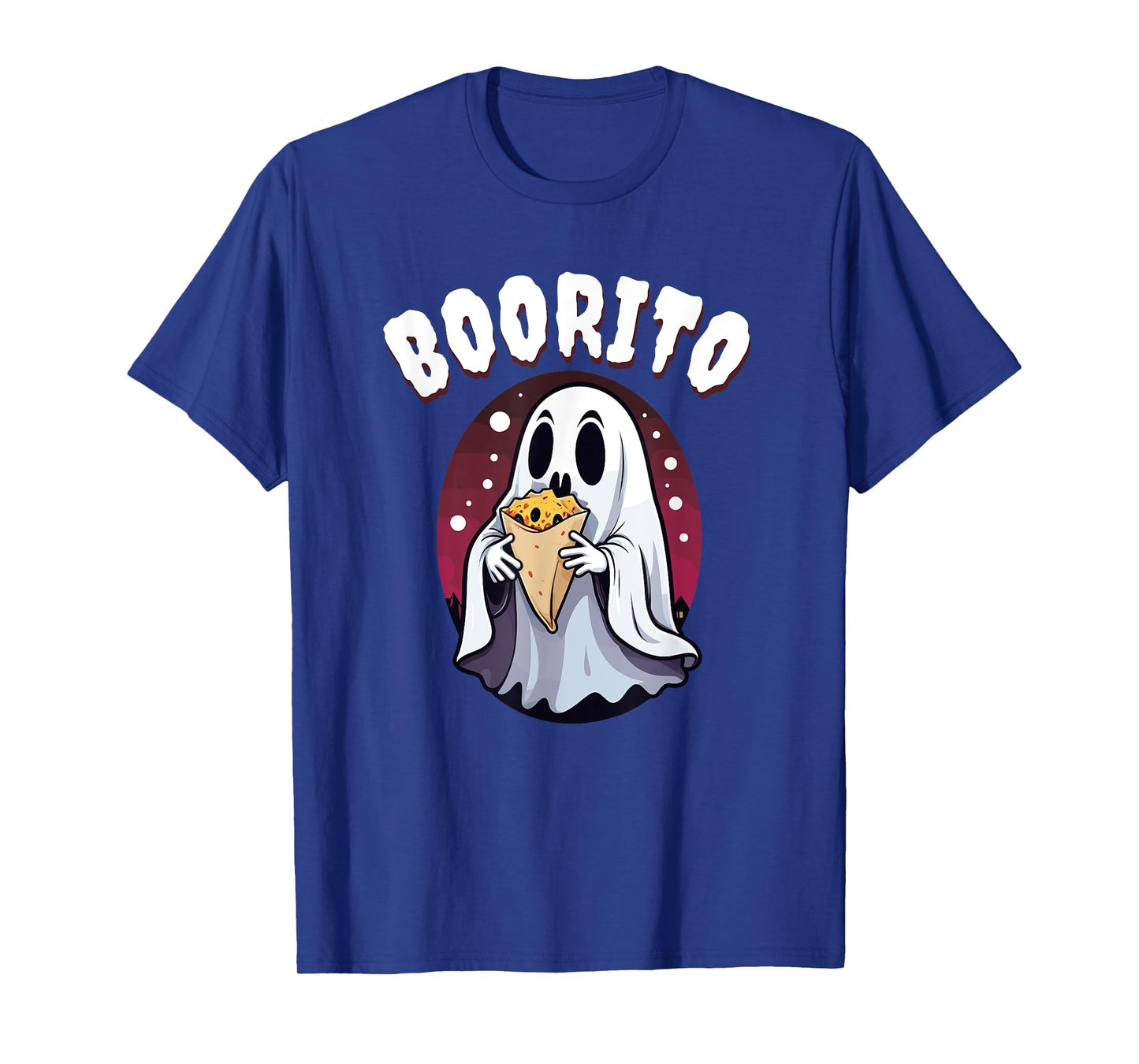 Boo-Rito Funny Mexican Taco Burrito Ghost Halloween Costume T-Shirt