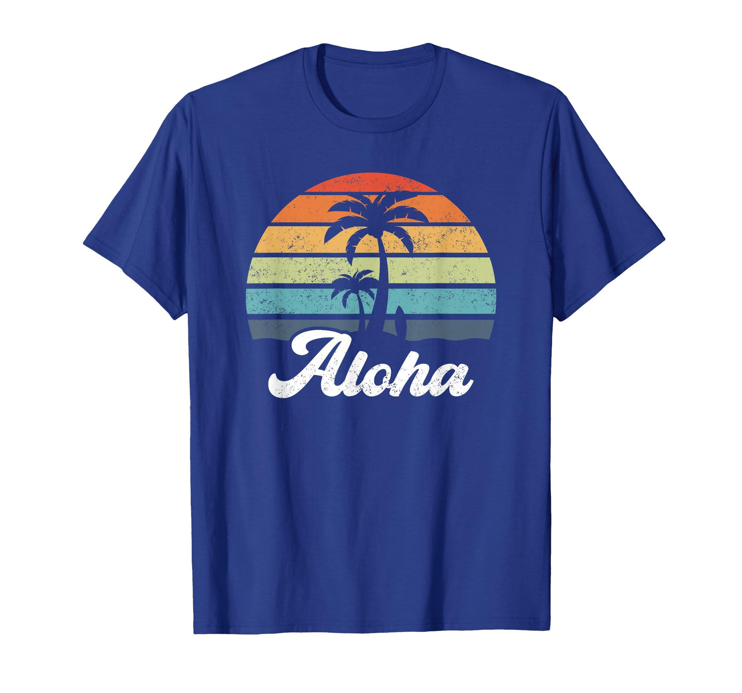 Aloha Hawaii Hawaiian Island Shirt Palm Beach Surfboard Surf T-Shirt