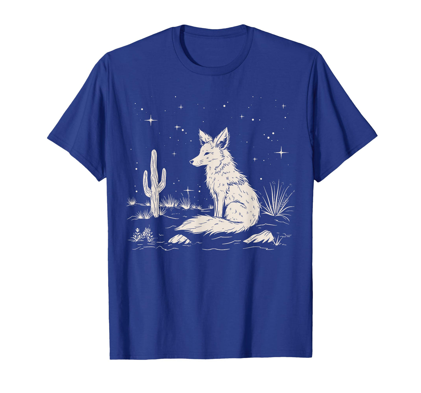 Coyote Arizona Desert Wild Animal Cactus South West Nature T-Shirt