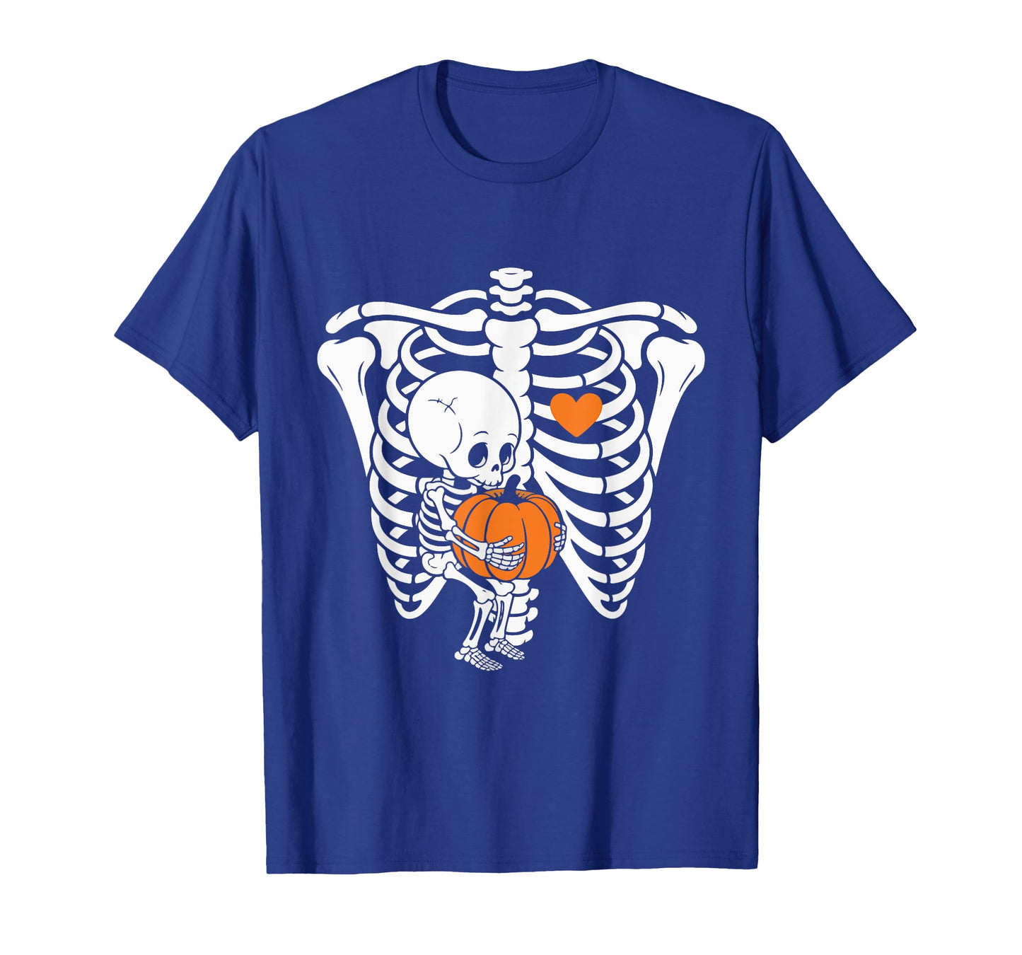 Skeleton Pregnancy Announcement Mom Halloween T-Shirt
