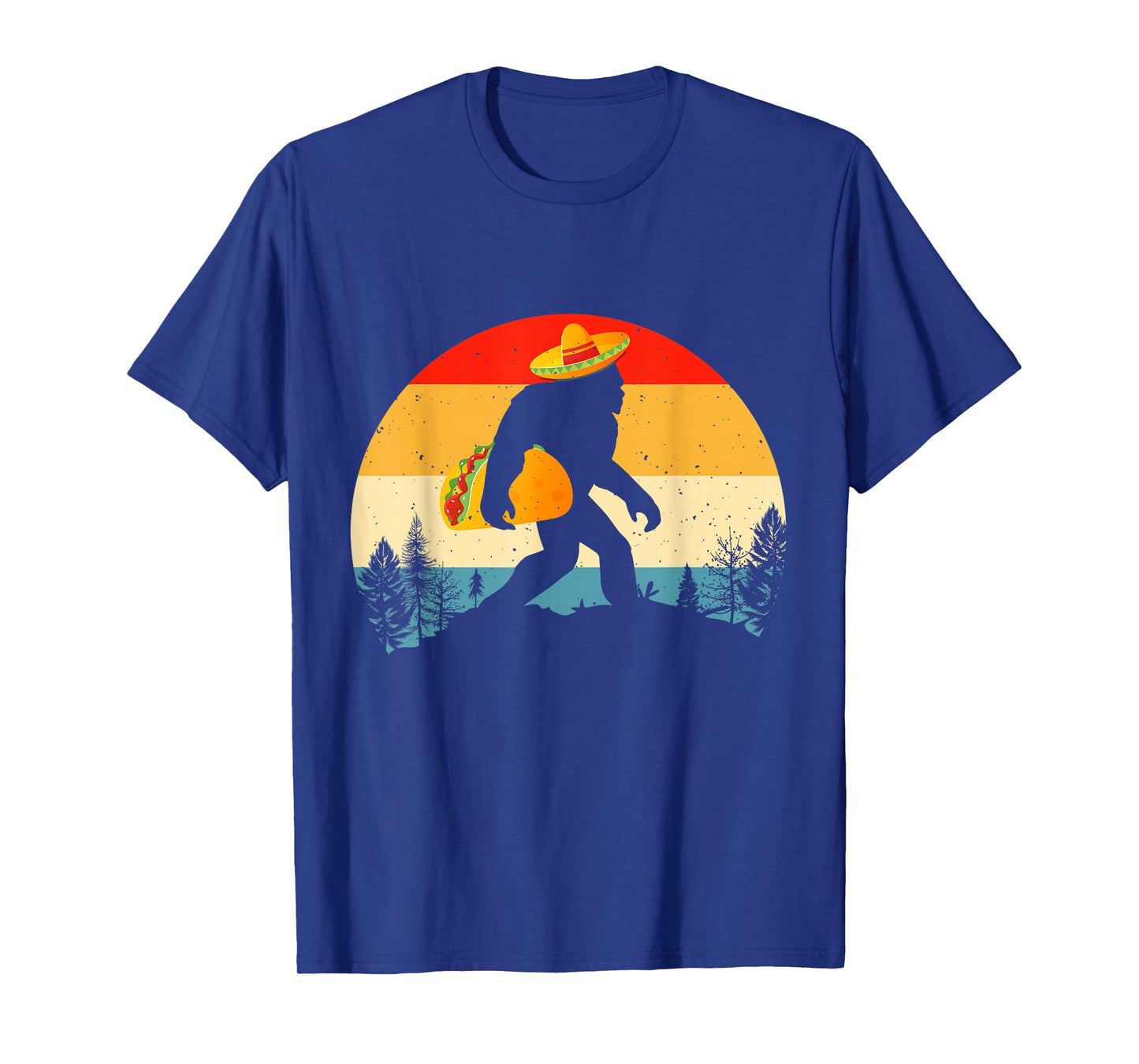 Taco Trekking with Bigfoot Tacosquatch T-Shirt