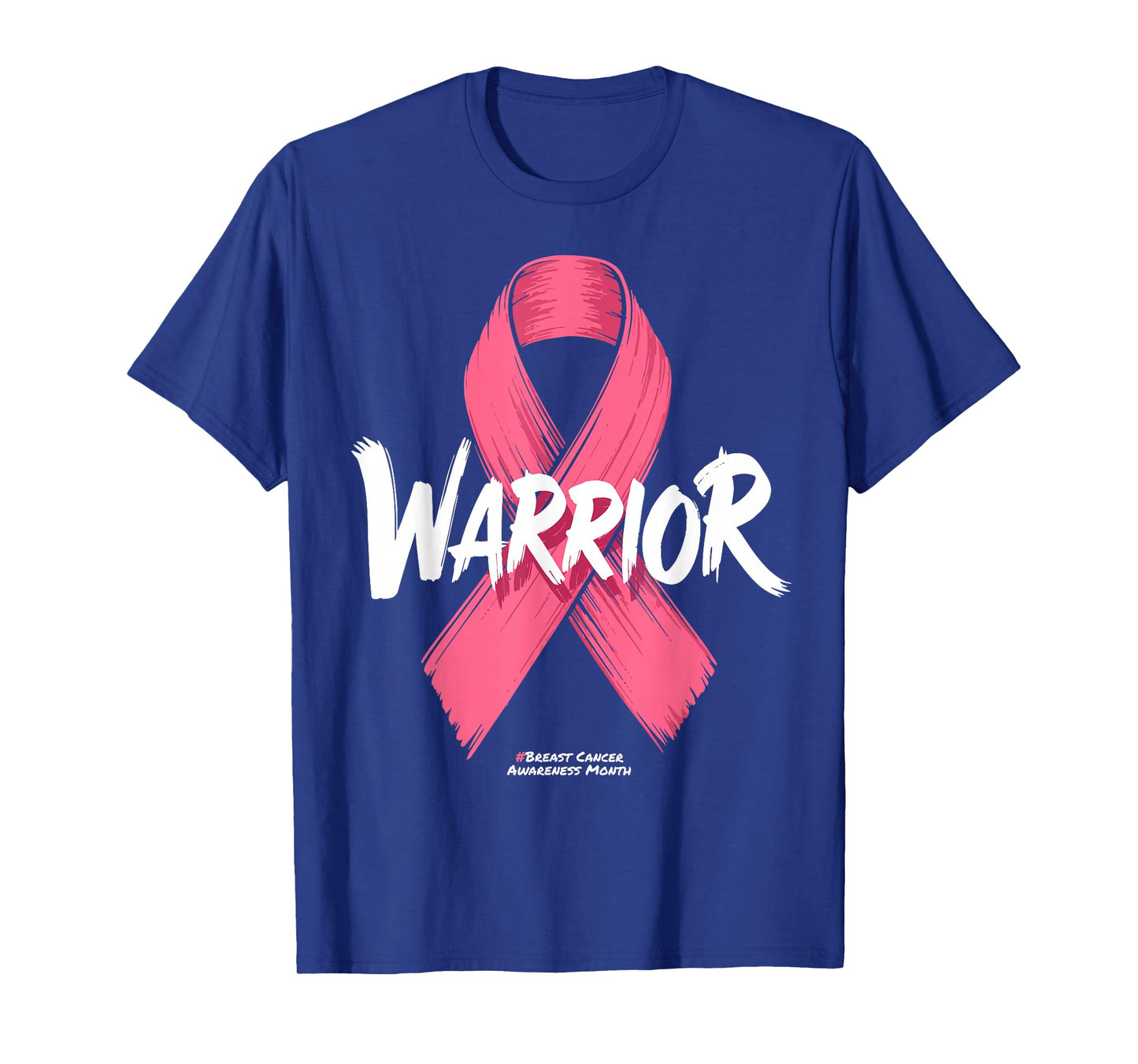 Breast Cancer Warrior Shirt for Women Pink Ribbon Awareness T-Shirt