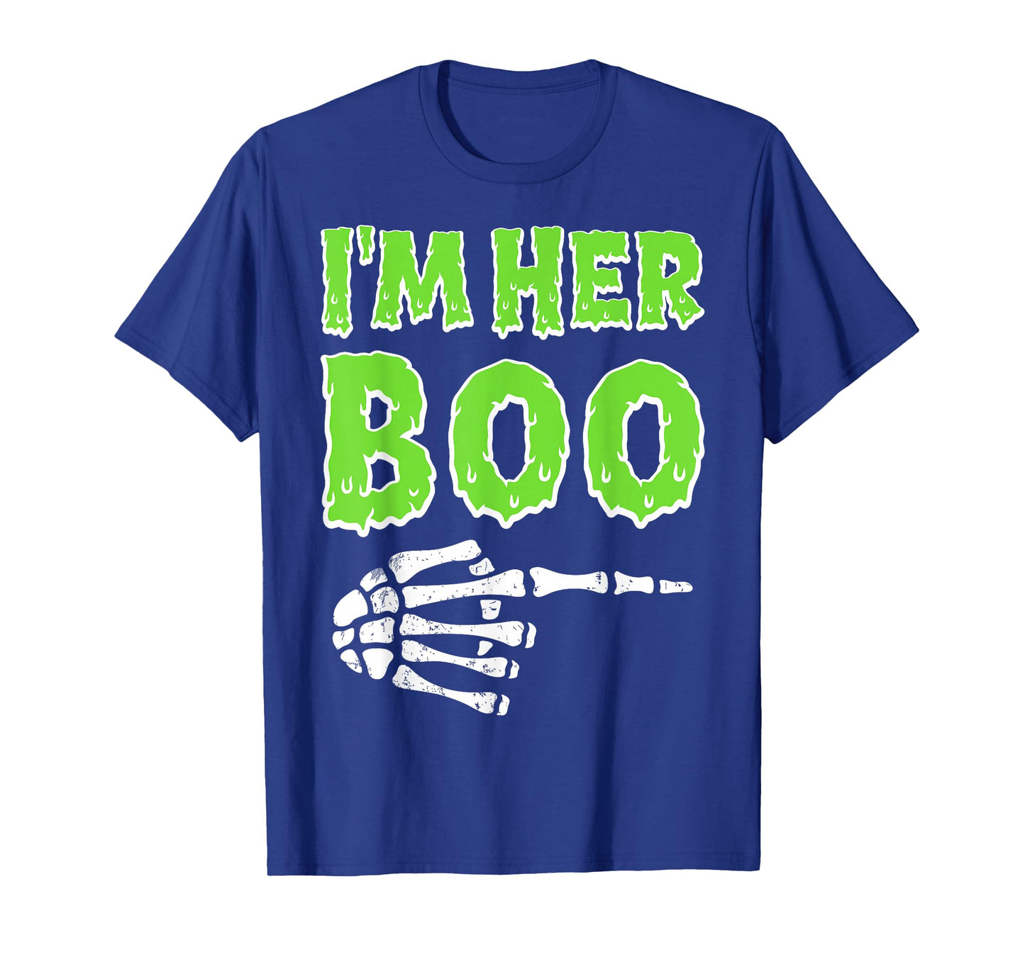 Iβm Her Boo Iβm His Ghoul Funny Halloween Matching Couples T-Shirt