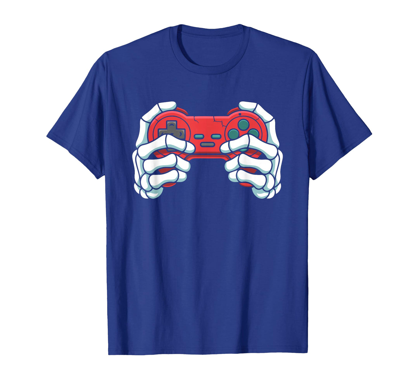 Video Game Controller Skeleton Hand Gaming Gamer Halloween T-Shirt