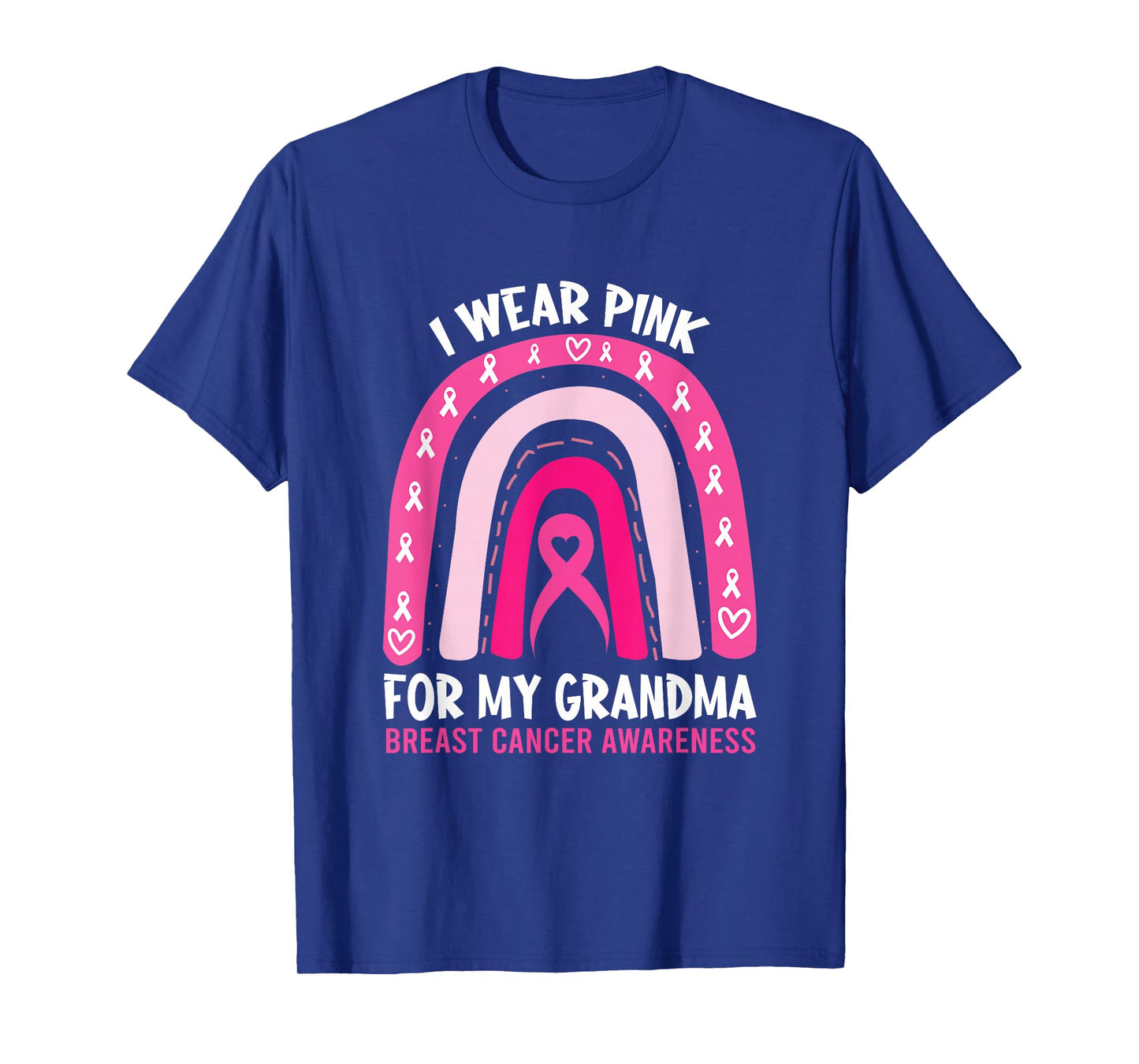 I Wear Pink for My Grandma Breast Cancer Awareness Kids T-Shirt