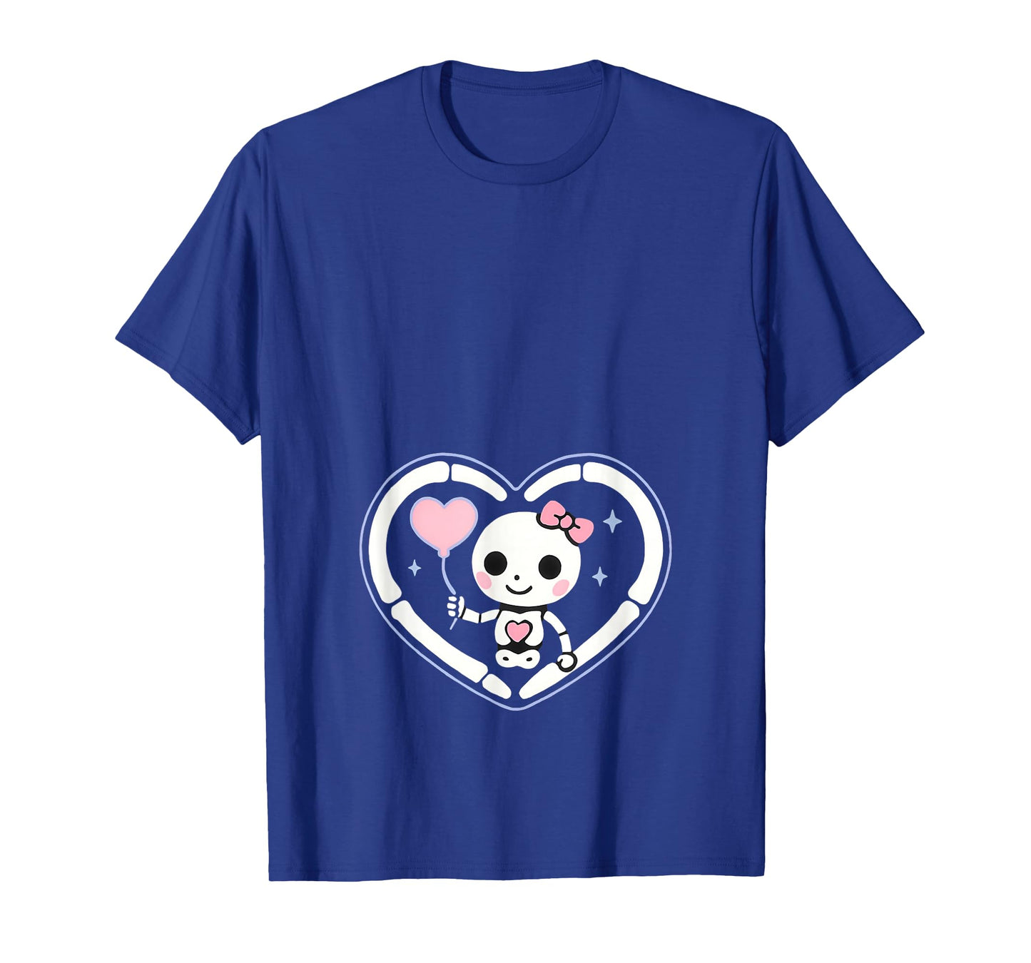 Happy Halloween Pregnant Baby Skeleton Spooky Season New Mom T-Shirt