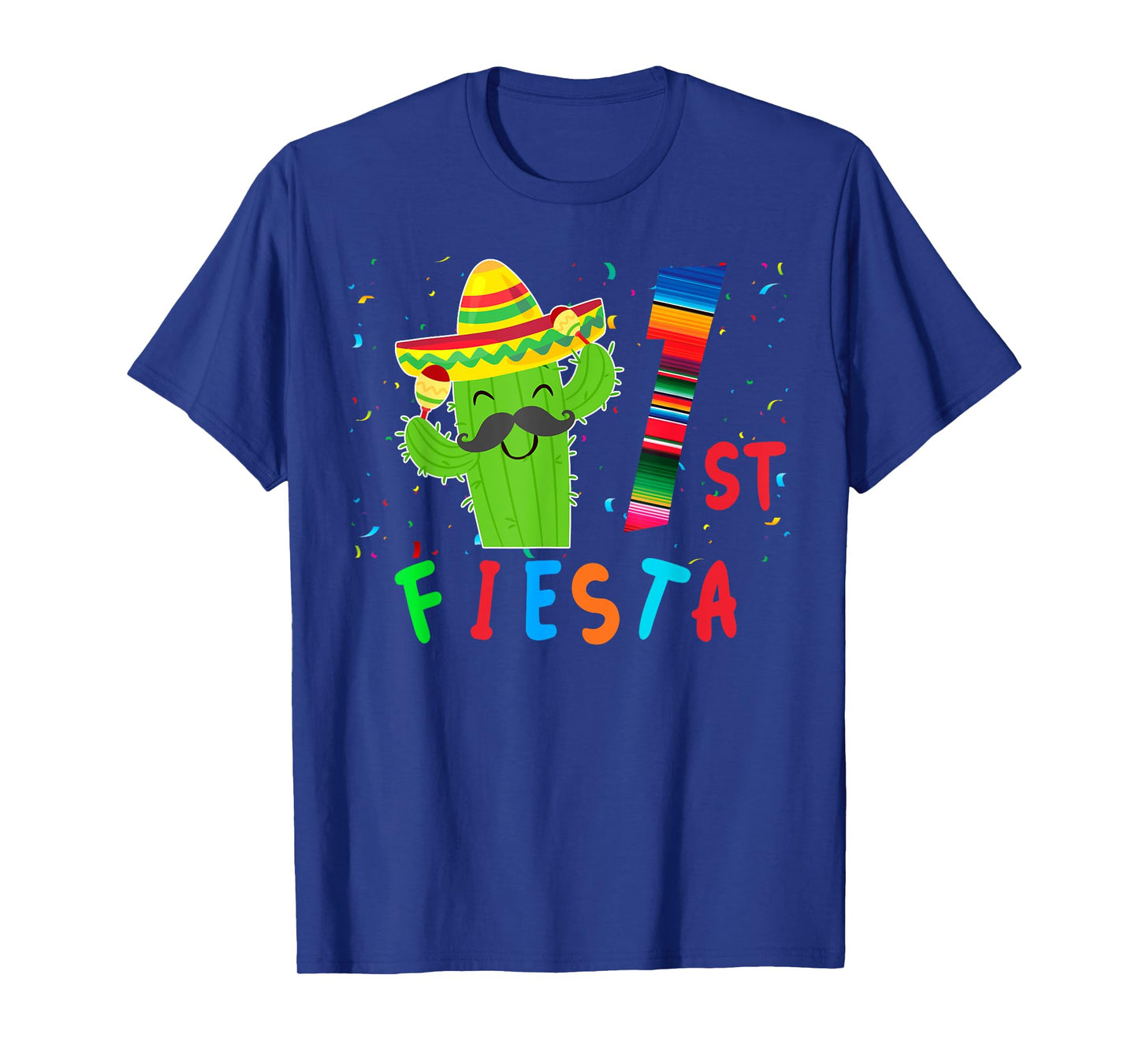Mexican Birthday Theme Party Matching Group Fiesta 1st T-Shirt