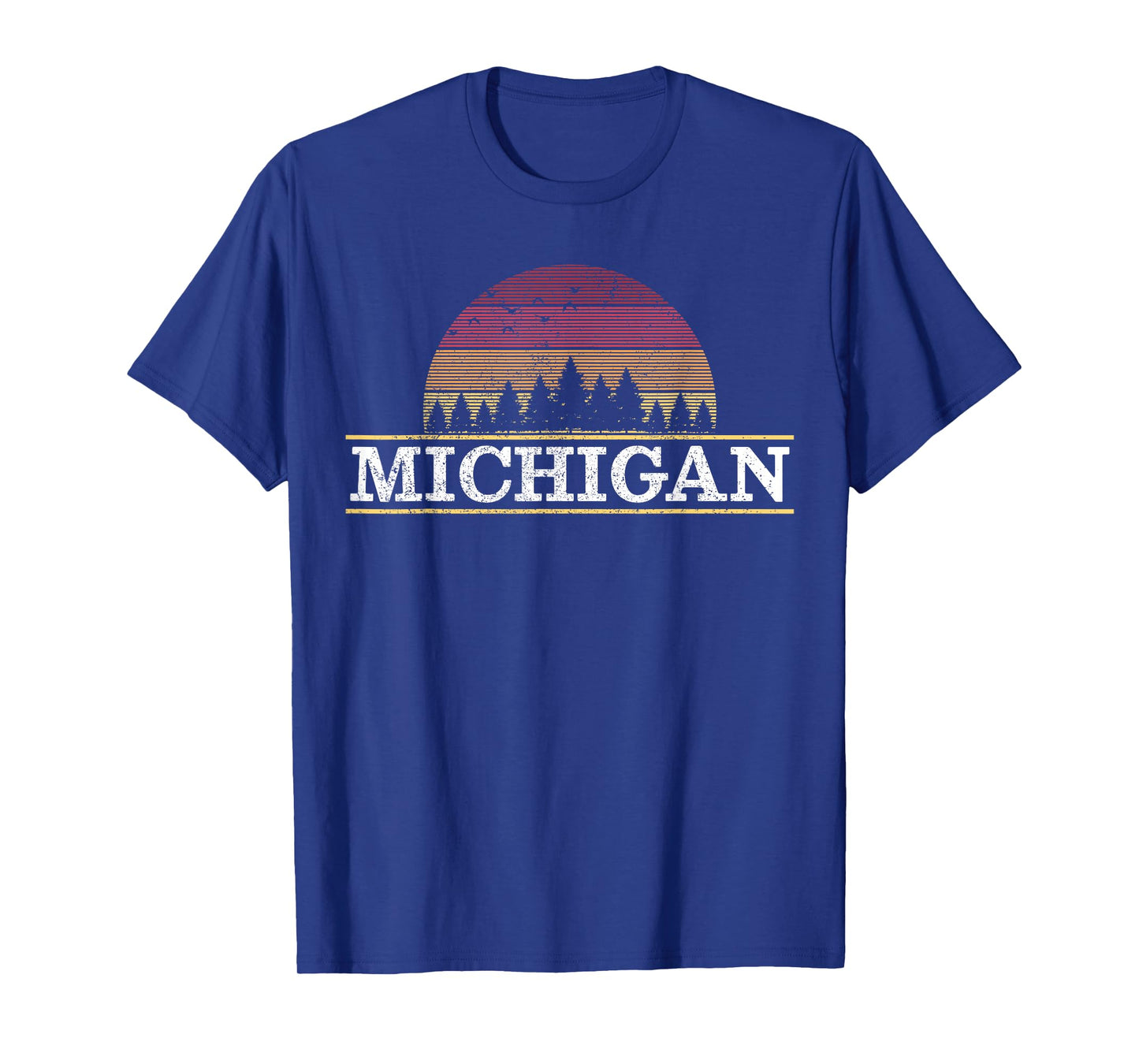 Michigan Vintage Retro Nature Outdoor Souvenir Gift T-Shirt