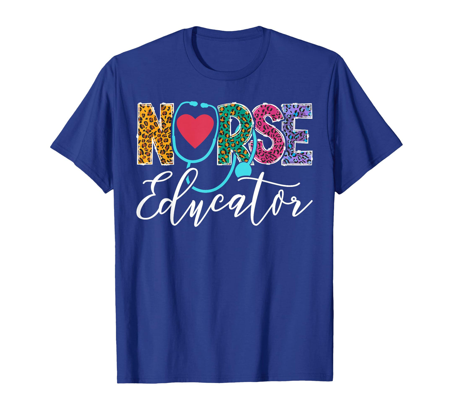 Cute Nurse Educator Leopard T-Shirt
