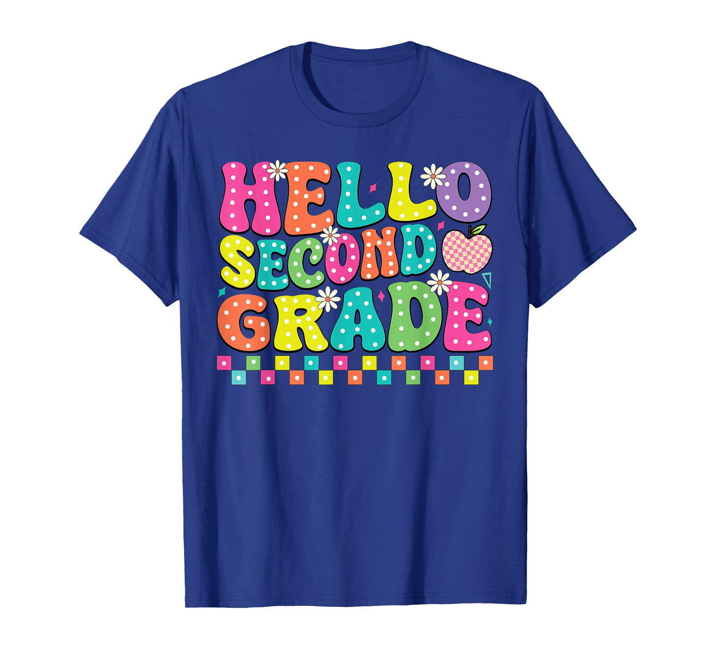 Hello Second Grade Team 2nd Grade Teacher Girl Back School T-Shirt