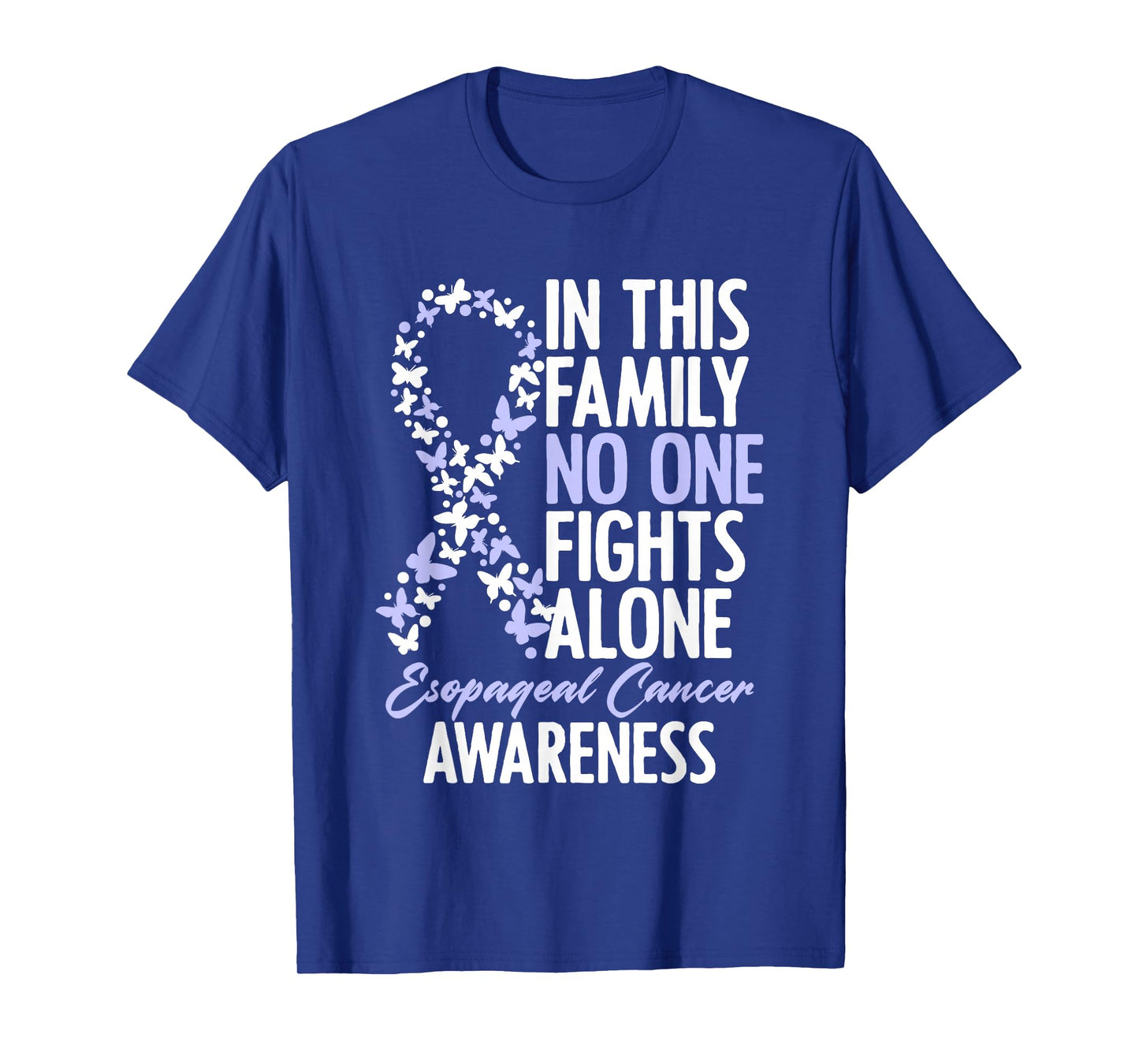 Esophageal Cancer Awareness Ribbon Family Matching T-Shirt