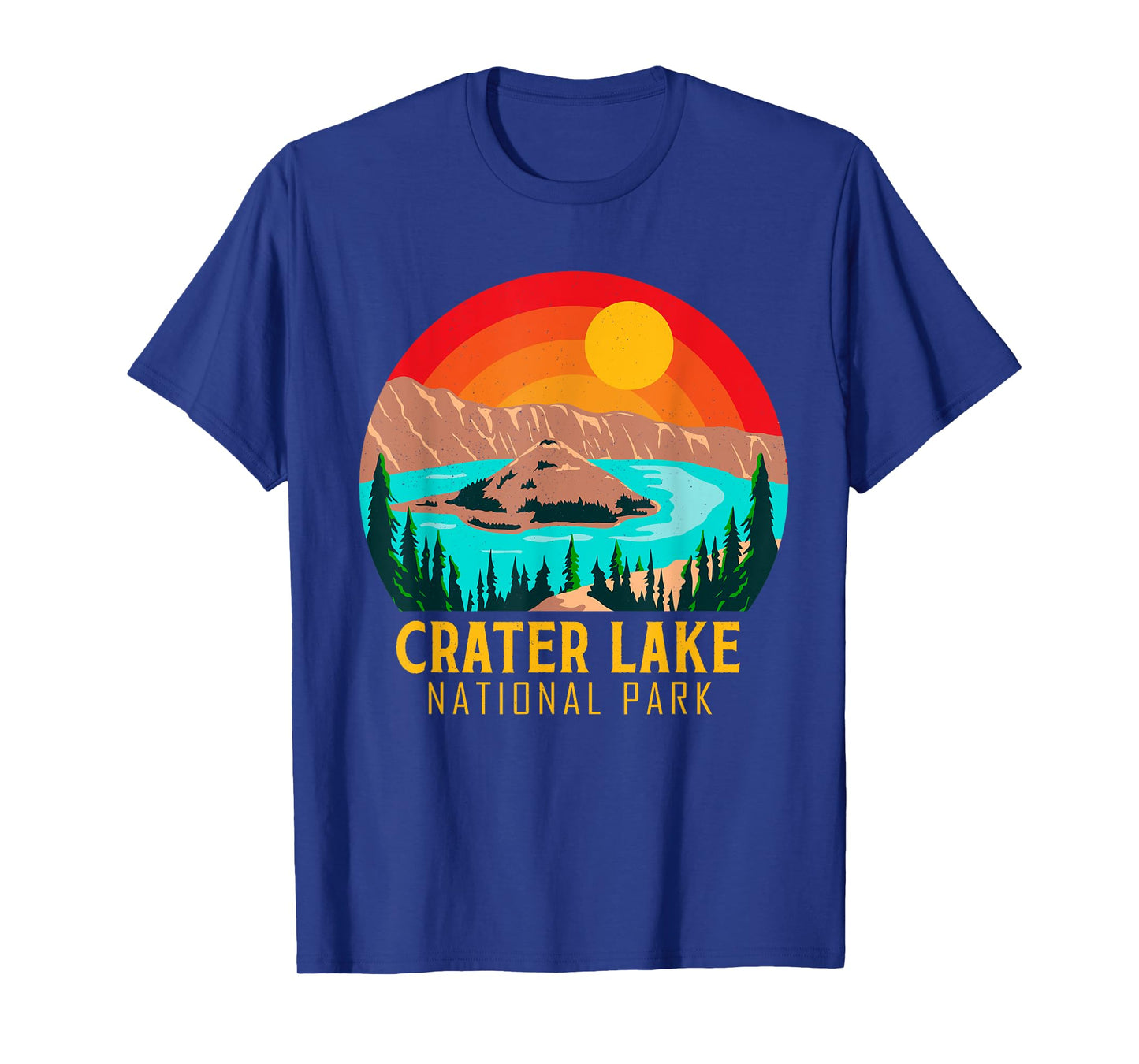 Crater Lake Souvenir National Park Hiking Nature T-Shirt